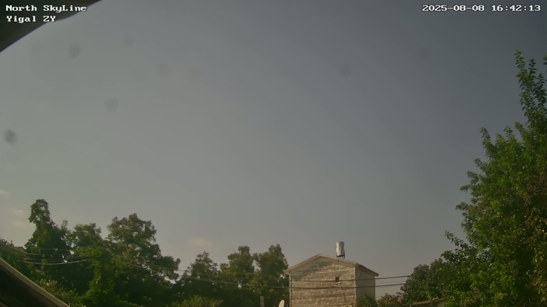Zikhron Ya'akov, North Towards Skyview from Yigal Street (Missile Spotting) Live Cam - Hadera, Haifa, Israel