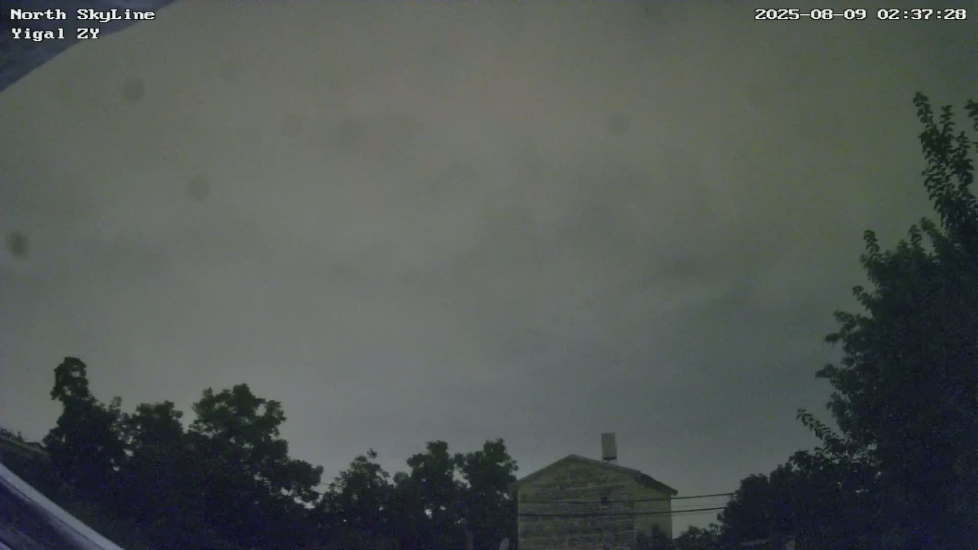 Zikhron Ya'akov, North Towards Skyview from Yigal Street (Missile Spotting) Live Cam - Hadera, Haifa, Israel