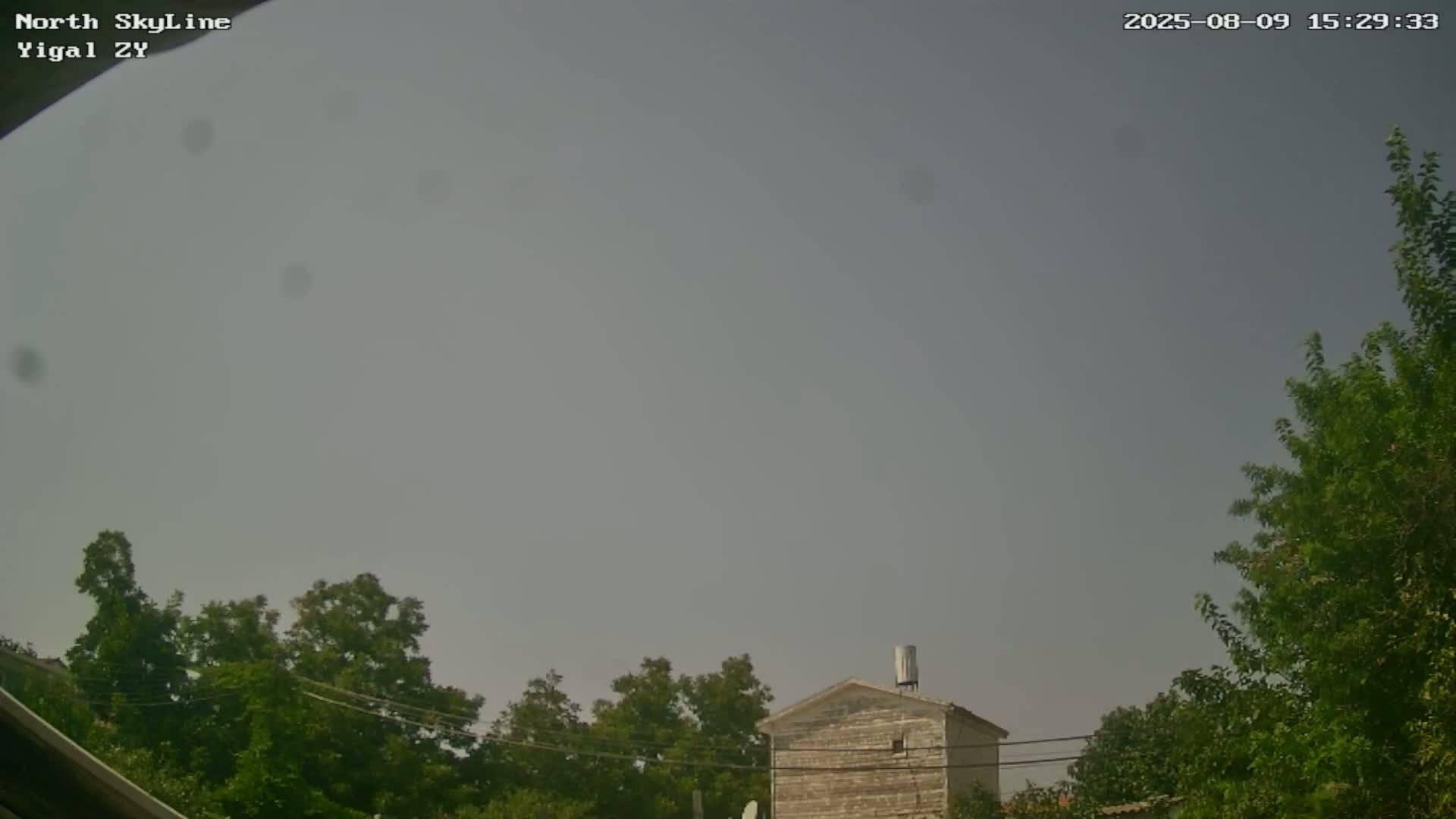 Zikhron Ya'akov, North Towards Skyview from Yigal Street (Missile Spotting) Live Cam - Hadera, Haifa, Israel