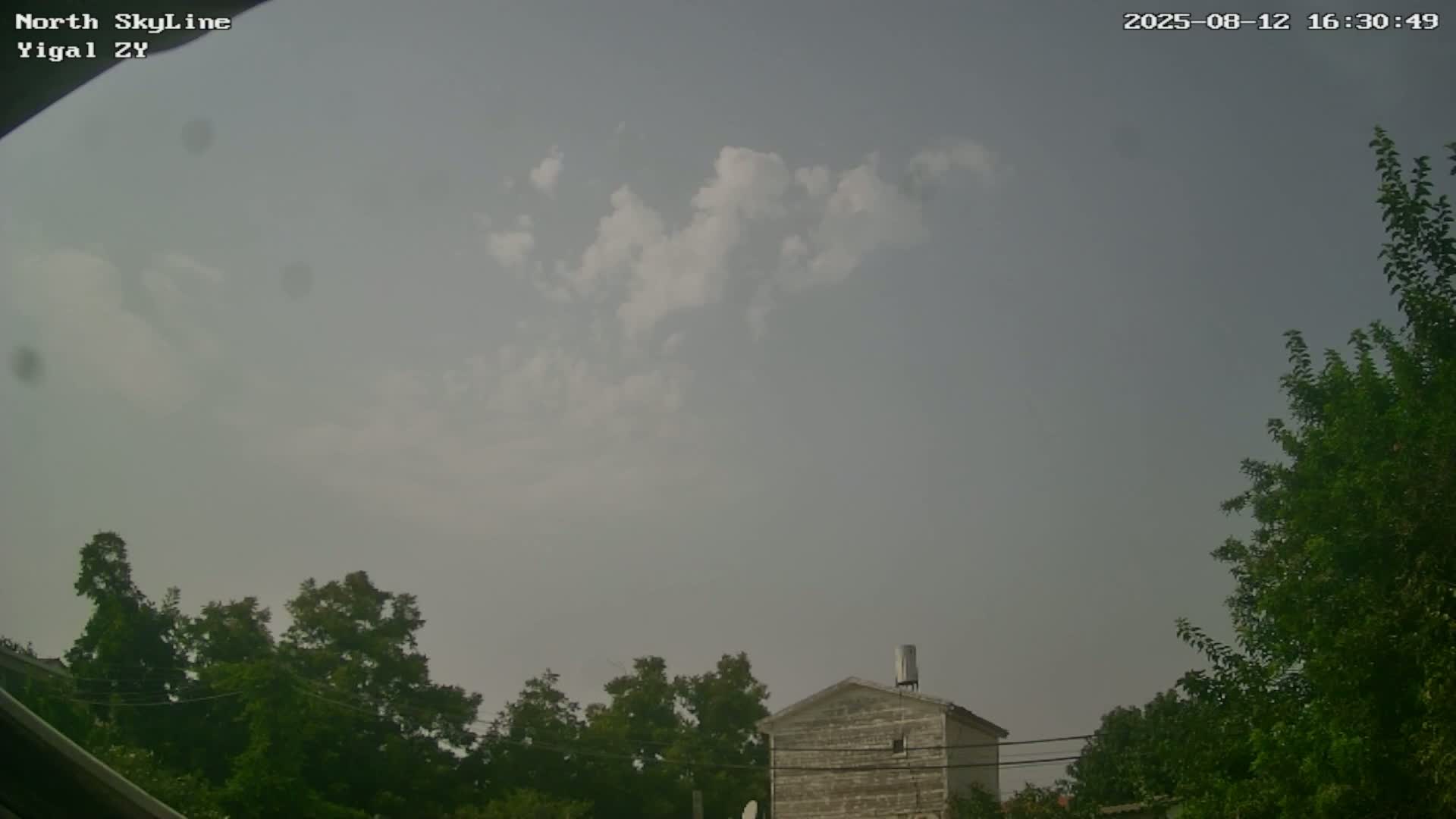 Zikhron Ya'akov, North Towards Skyview from Yigal Street (Missile Spotting) Live Cam - Hadera, Haifa, Israel