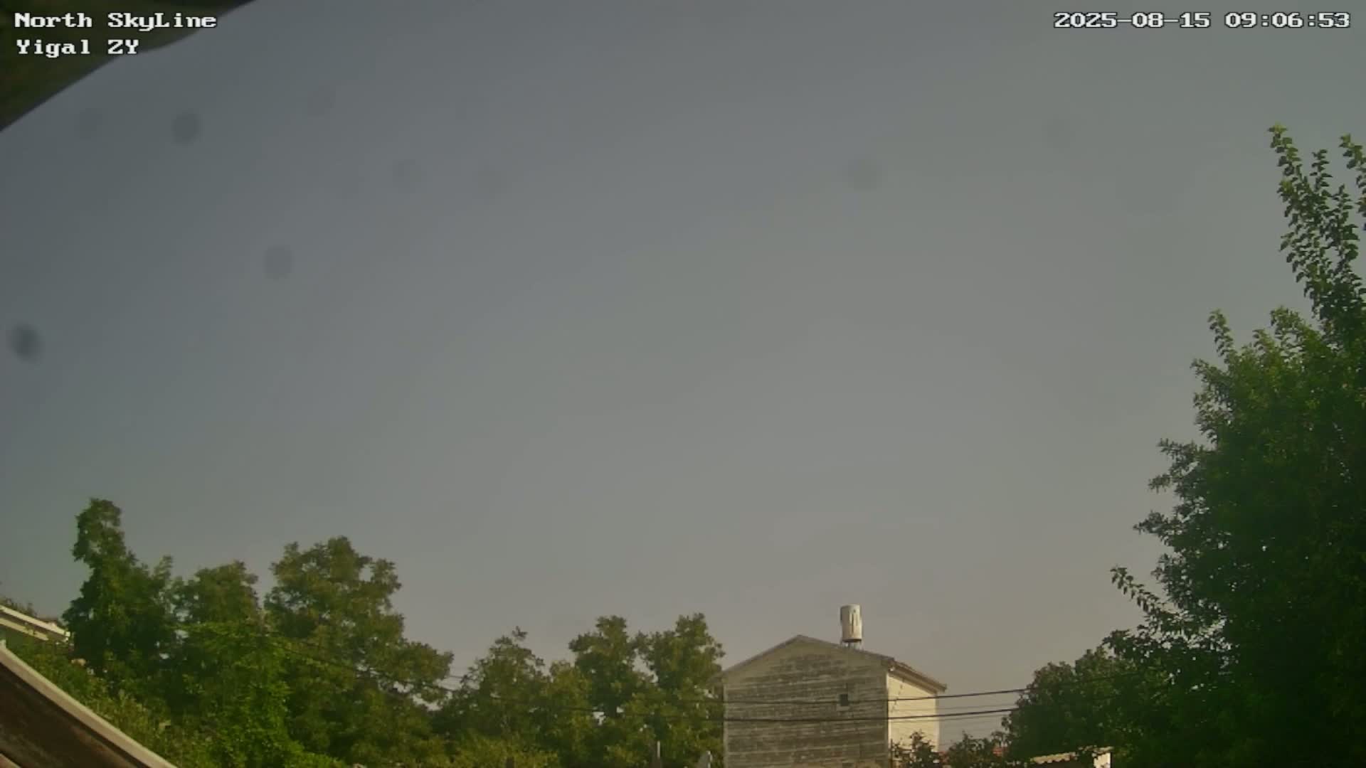 Zikhron Ya'akov, North Towards Skyview from Yigal Street (Missile Spotting) Live Cam - Hadera, Haifa, Israel