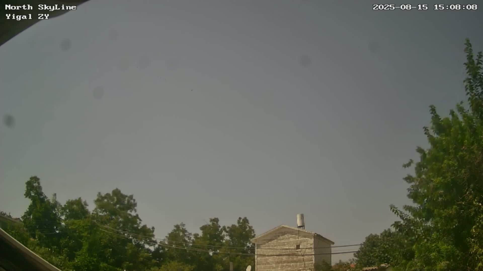 Zikhron Ya'akov, North Towards Skyview from Yigal Street (Missile Spotting) Live Cam - Hadera, Haifa, Israel