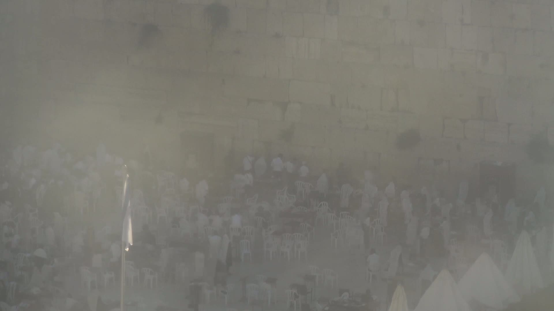 East Quds (East Jerusalem)  Western Wall Northeast Towards View Skyline Live Cam - Old City, East Quds (East Jerusalem) , Palestine