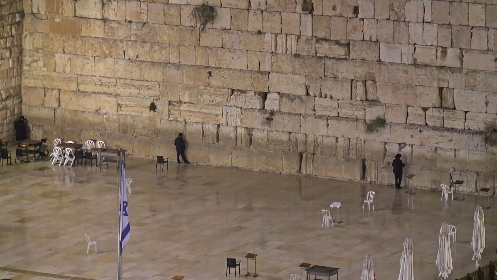 East Quds (East Jerusalem)  Western Wall Northeast Towards View Skyline Live Cam - Old City, East Quds (East Jerusalem) , Palestine