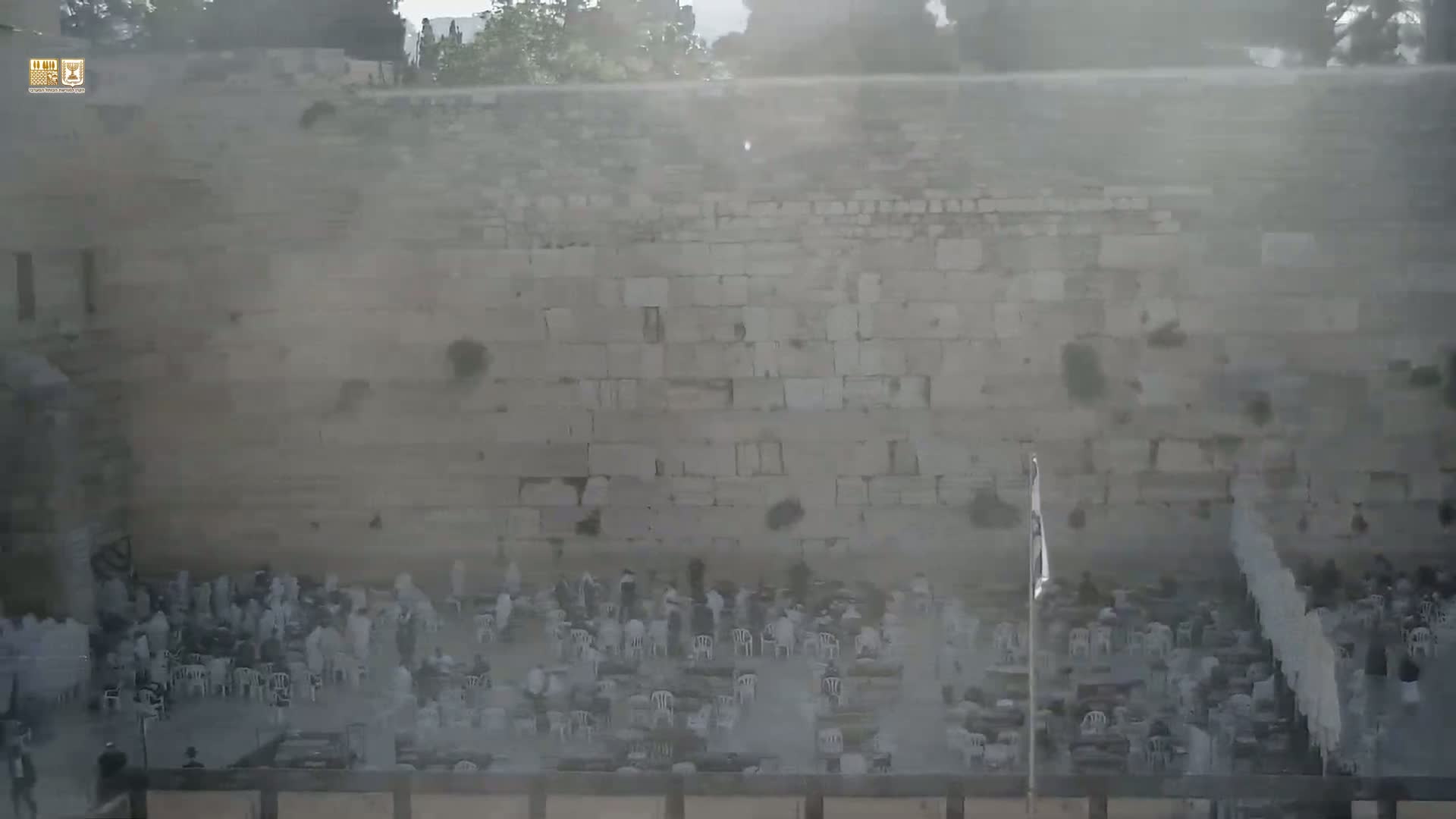 East Quds (East Jerusalem)  Western Wall Main Square East Towards View  Live Cam - Old City, East Quds (East Jerusalem) , Palestine