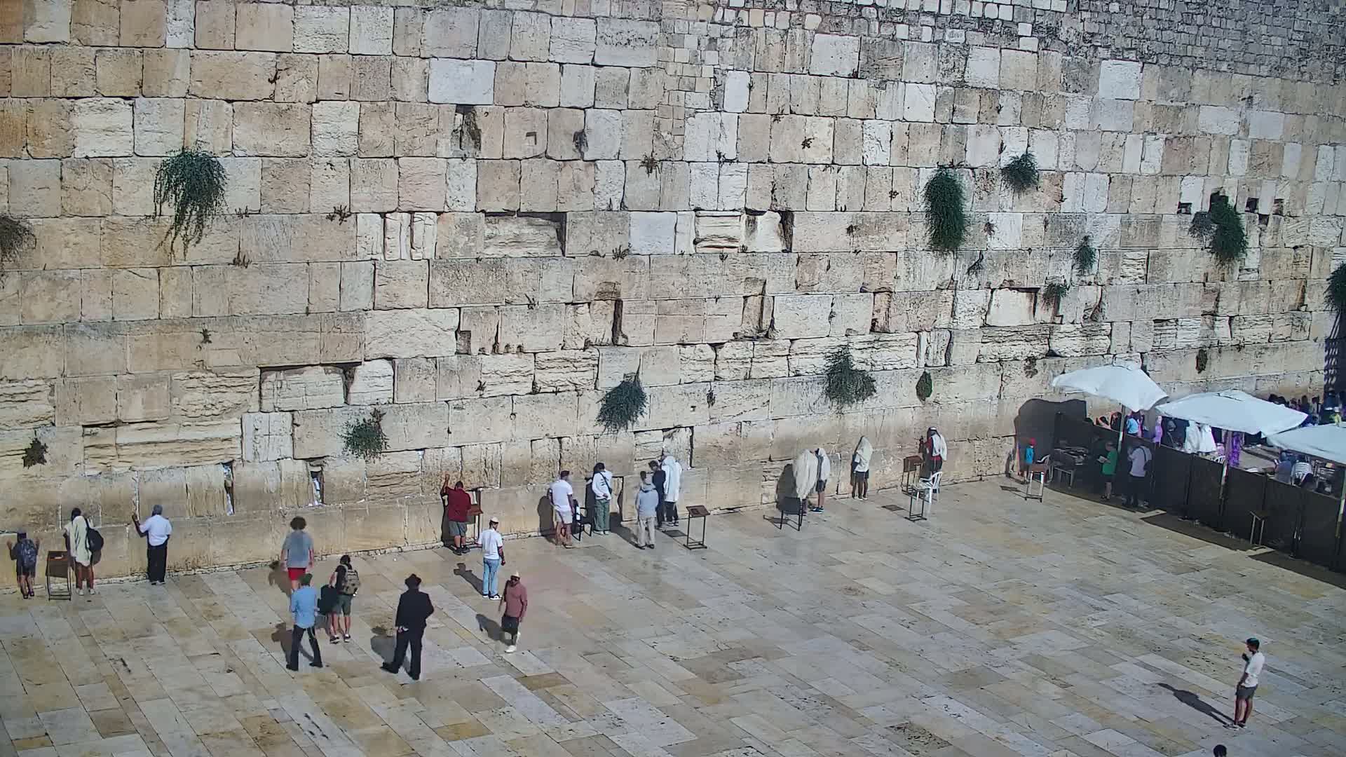 East Quds (East Jerusalem)  Western Wall Main Square East Towards View  Live Cam - Old City, East Quds (East Jerusalem) , Palestine