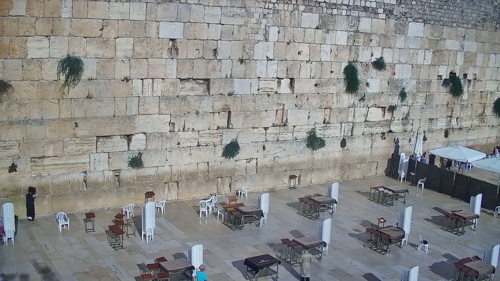 East Quds (East Jerusalem)  Western Wall Main Square East Towards View  Live Cam - Old City, East Quds (East Jerusalem) , Palestine