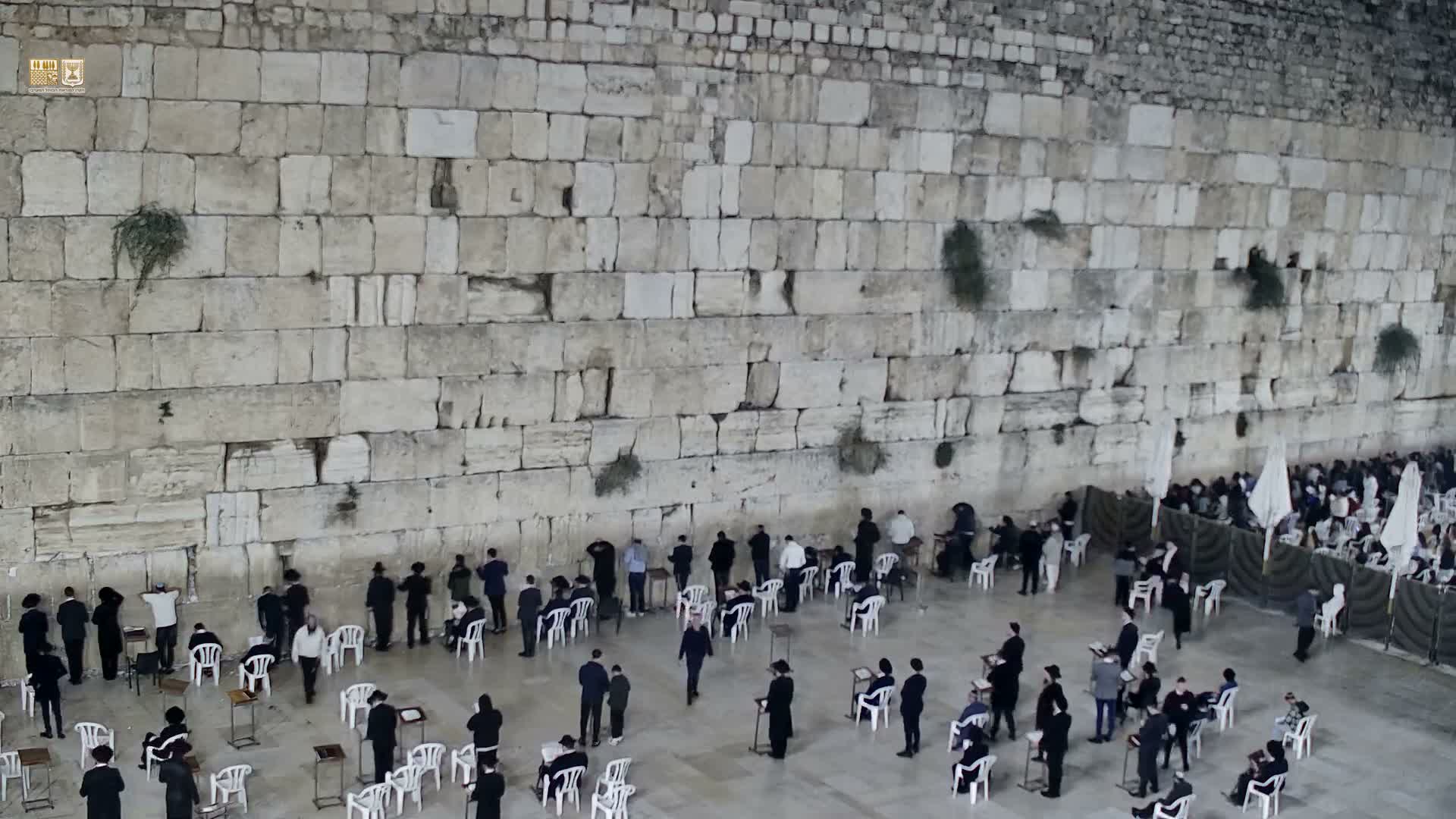 East Quds (East Jerusalem)  Western Wall Main Square East Towards View  Live Cam - Old City, East Quds (East Jerusalem) , Palestine