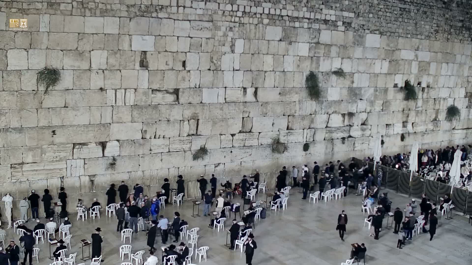 East Quds (East Jerusalem)  Western Wall Main Square East Towards View  Live Cam - Old City, East Quds (East Jerusalem) , Palestine