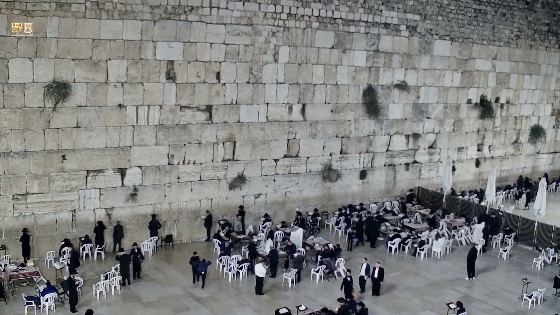 East Quds (East Jerusalem)  Western Wall Main Square East Towards View  Live Cam - Old City, East Quds (East Jerusalem) , Palestine