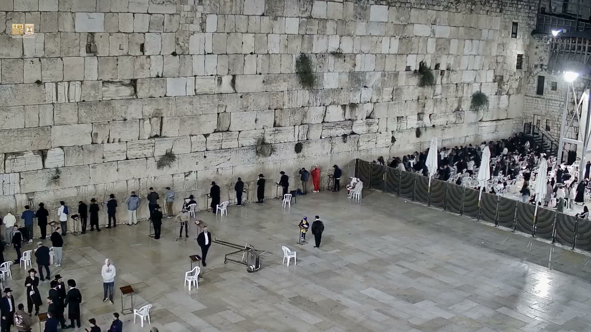 East Quds (East Jerusalem)  Western Wall Main Square East Towards View  Live Cam - Old City, East Quds (East Jerusalem) , Palestine