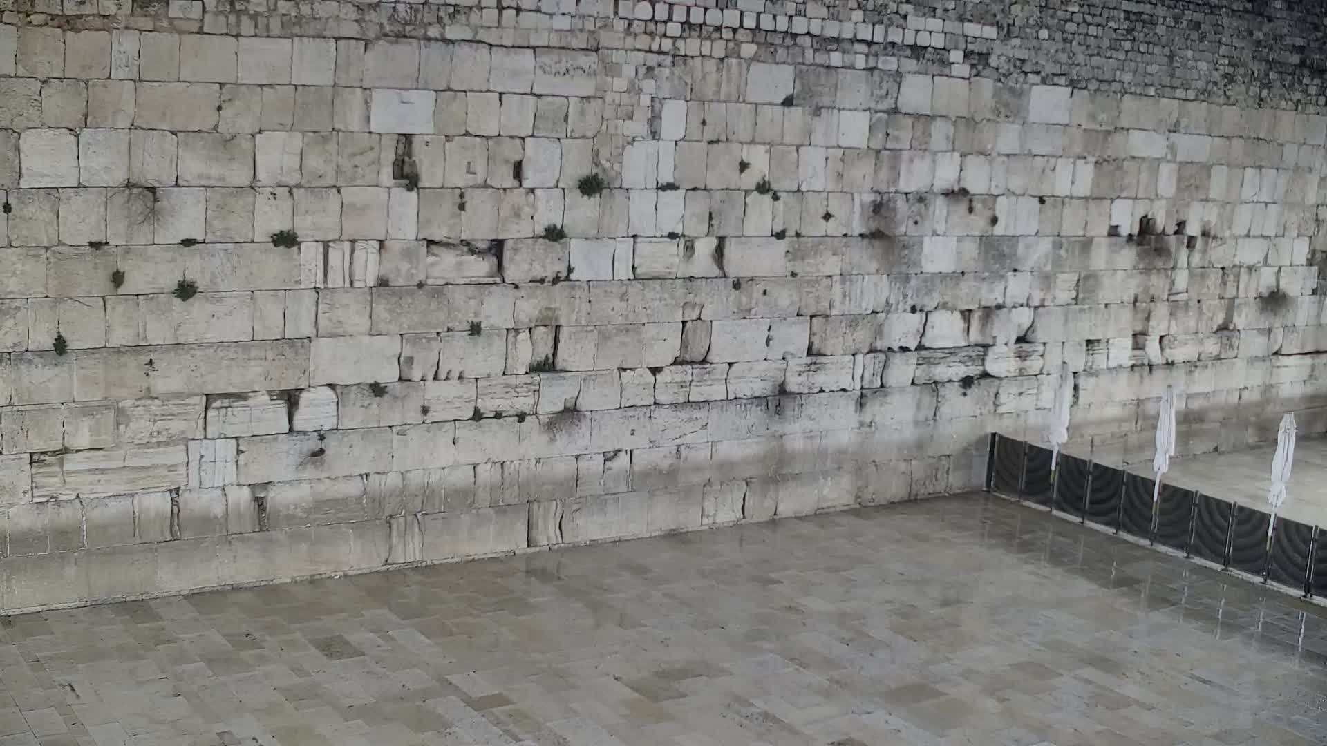 East Quds (East Jerusalem)  Western Wall Main Square East Towards View  Live Cam - Old City, East Quds (East Jerusalem) , Palestine