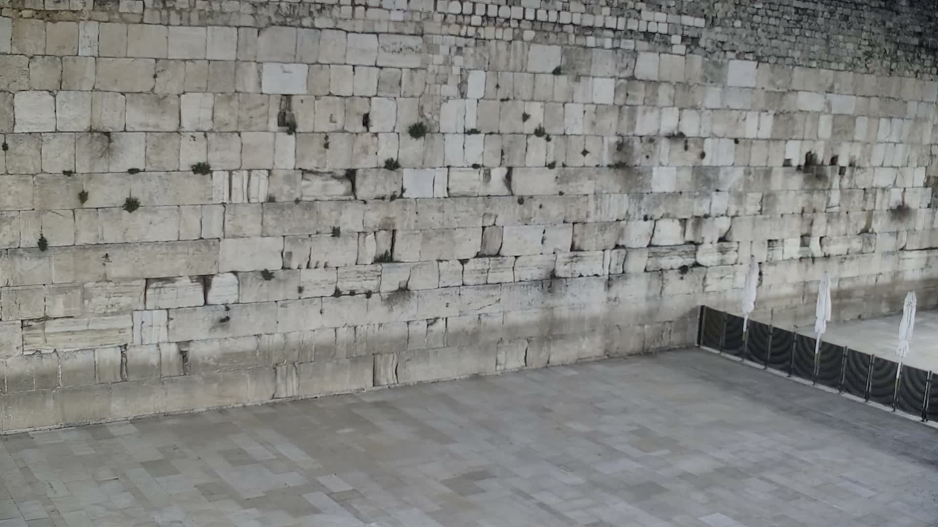 East Quds (East Jerusalem)  Western Wall Main Square East Towards View  Live Cam - Old City, East Quds (East Jerusalem) , Palestine