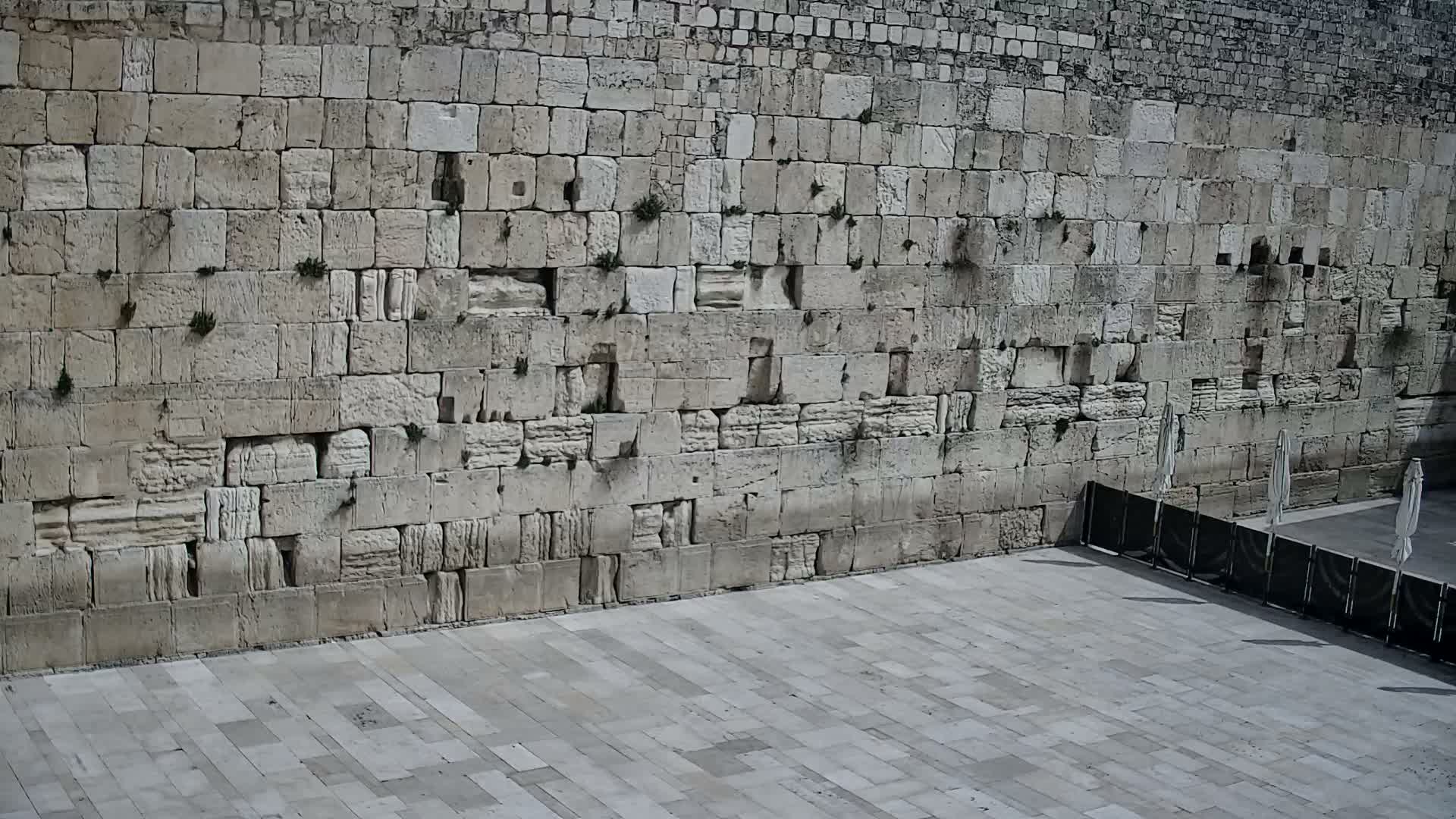 East Quds (East Jerusalem)  Western Wall Main Square East Towards View  Live Cam - Old City, East Quds (East Jerusalem) , Palestine
