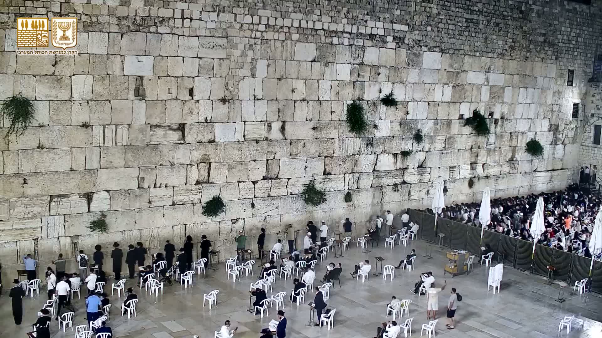 East Quds (East Jerusalem)  Western Wall Prayer Square Southeast Towards View  Live Cam - Old City, East Quds (East Jerusalem) , Palestine