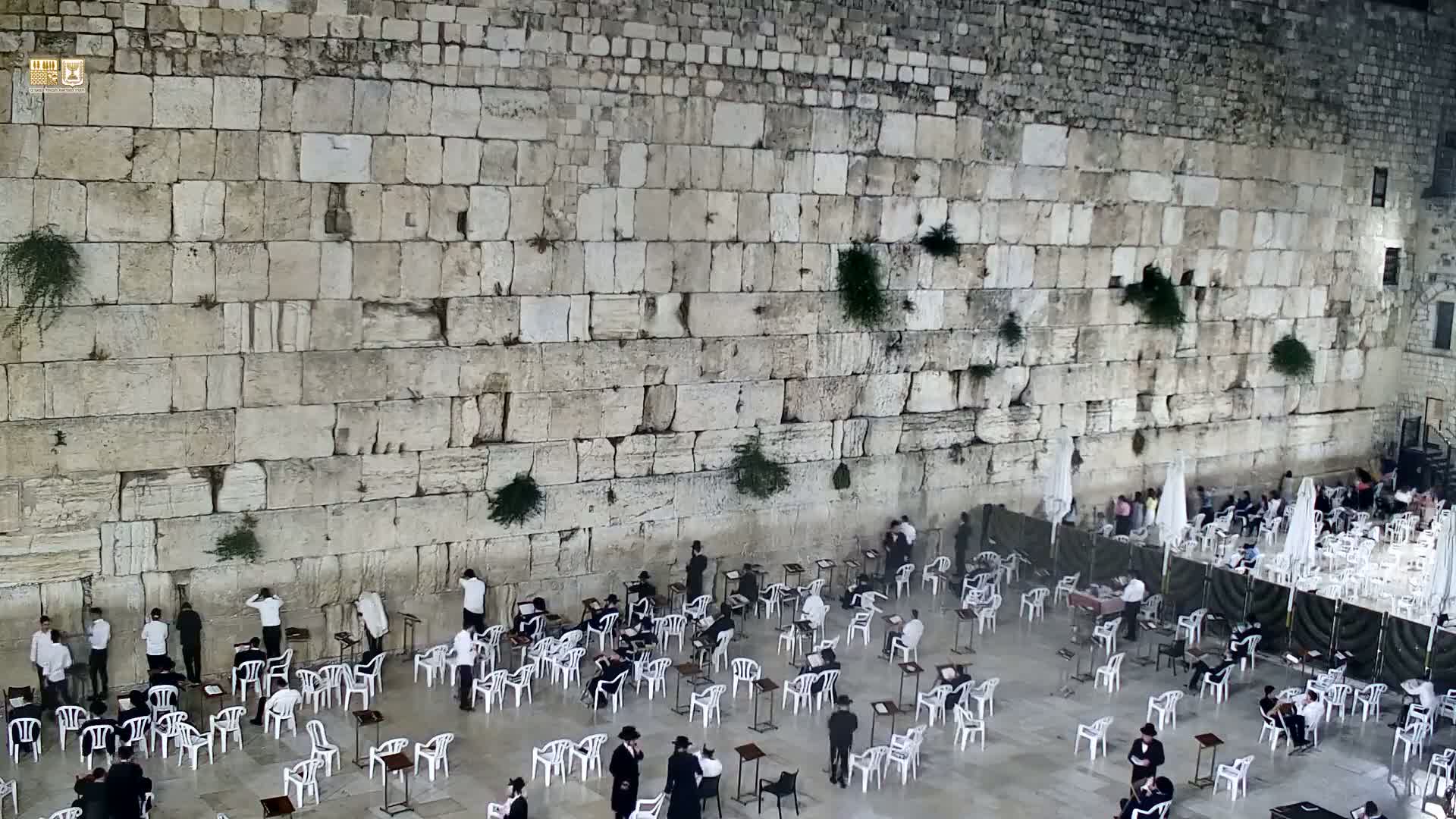 East Quds (East Jerusalem)  Western Wall Prayer Square Southeast Towards View  Live Cam - Old City, East Quds (East Jerusalem) , Palestine