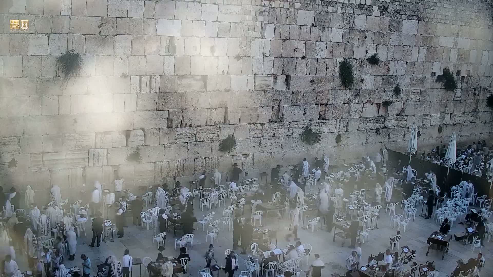 East Quds (East Jerusalem)  Western Wall Prayer Square Southeast Towards View  Live Cam - Old City, East Quds (East Jerusalem) , Palestine
