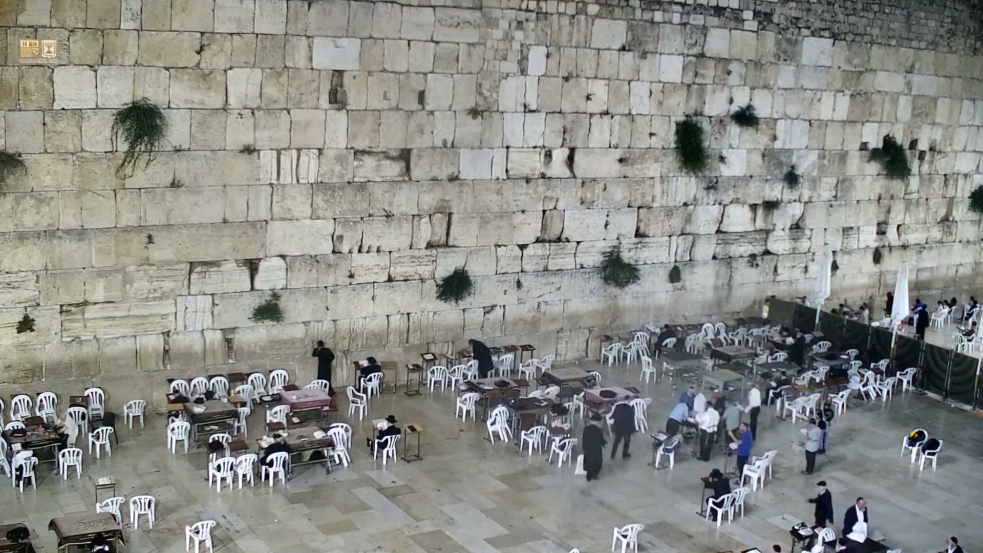 East Quds (East Jerusalem)  Western Wall Prayer Square Southeast Towards View  Live Cam - Old City, East Quds (East Jerusalem) , Palestine