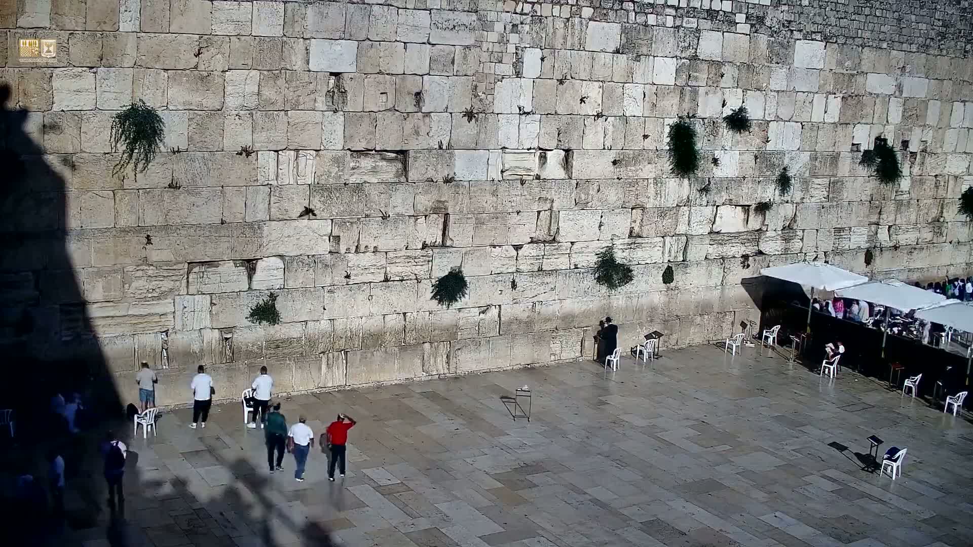 East Quds (East Jerusalem)  Western Wall Prayer Square Southeast Towards View  Live Cam - Old City, East Quds (East Jerusalem) , Palestine