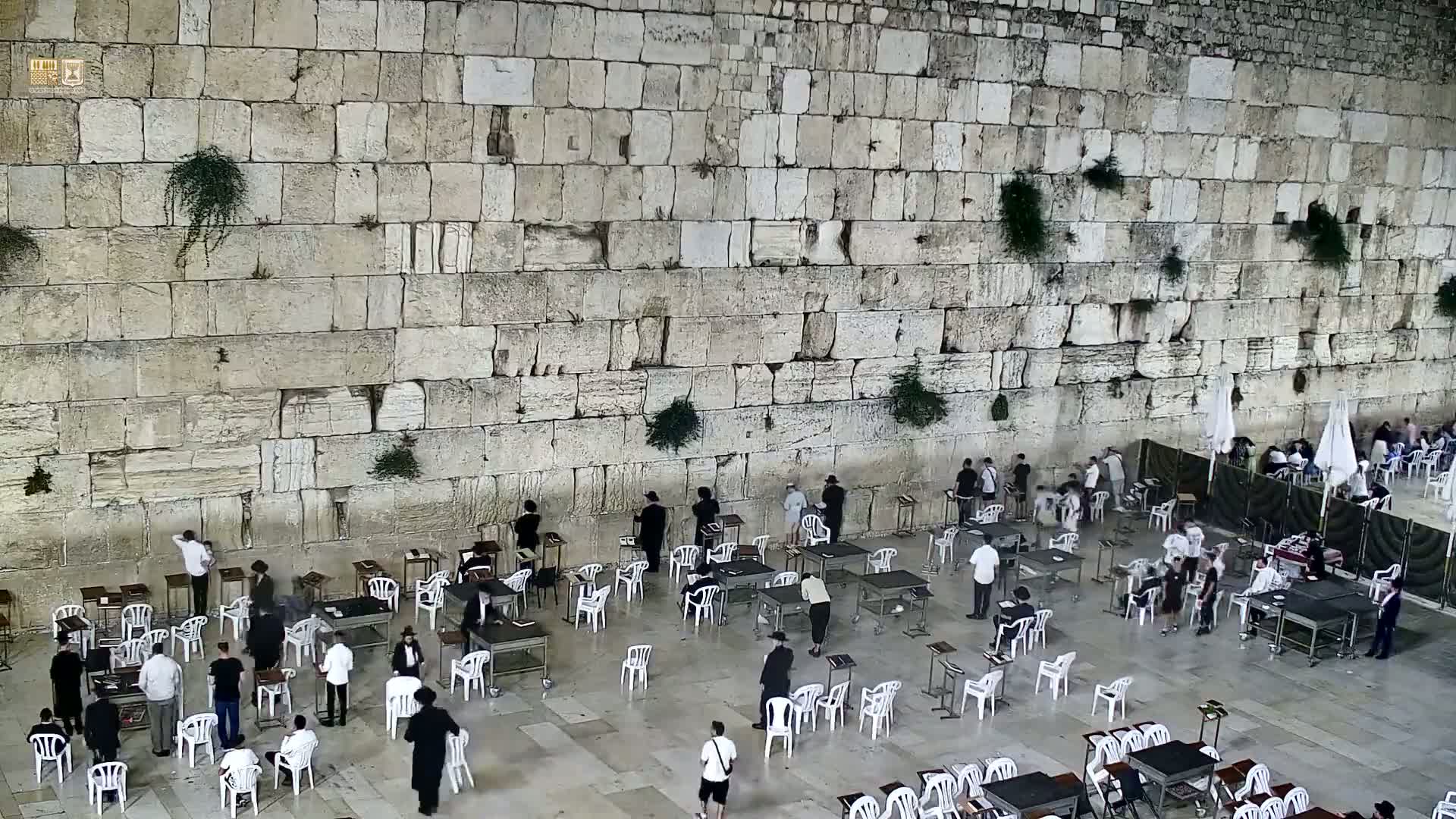 East Quds (East Jerusalem)  Western Wall Prayer Square Southeast Towards View  Live Cam - Old City, East Quds (East Jerusalem) , Palestine