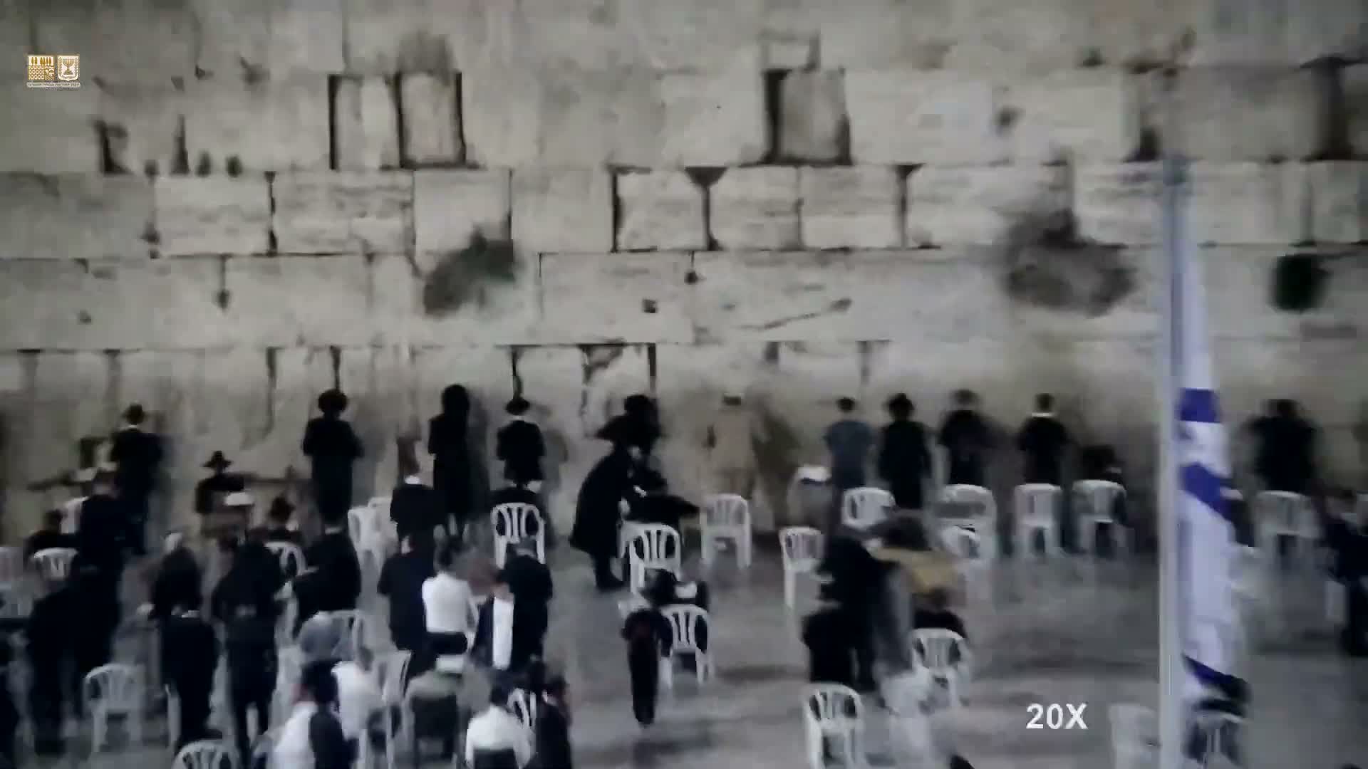 East Quds (East Jerusalem)  Western Wall Prayer Square Southeast Towards View  Live Cam - Old City, East Quds (East Jerusalem) , Palestine