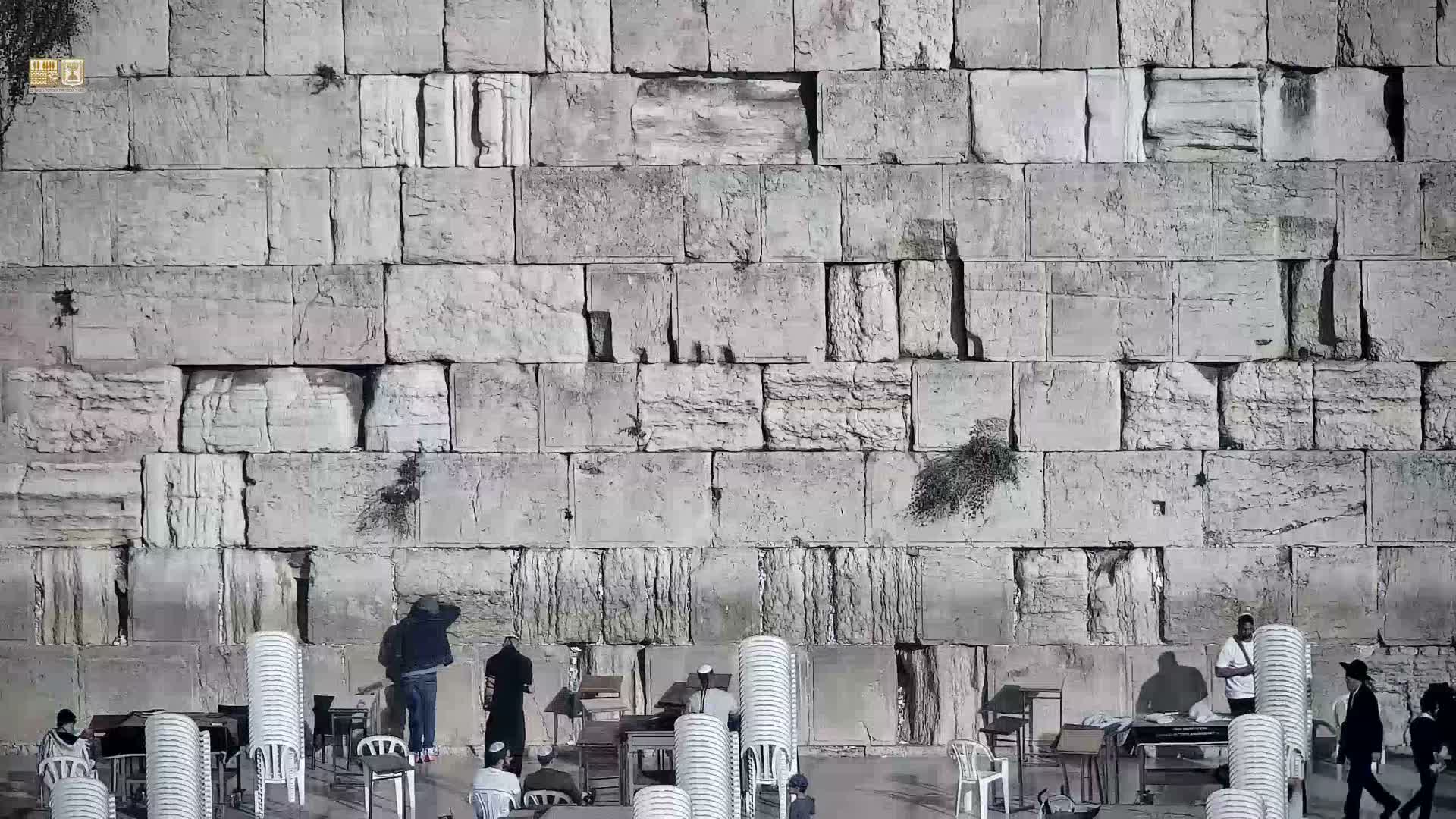 East Quds (East Jerusalem)  Western Wall Prayer Square Southeast Towards View  Live Cam - Old City, East Quds (East Jerusalem) , Palestine