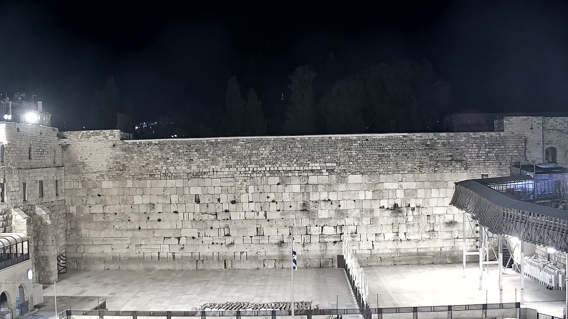 East Quds (East Jerusalem)  Western Wall Prayer Square Southeast Towards View  Live Cam - Old City, East Quds (East Jerusalem) , Palestine