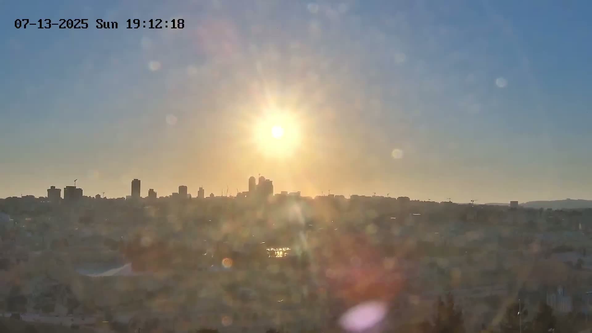 East & West Quds (East & West Jerusalem) &Temple Mount Panaroma Skyline View from Mount of Olives Live Cam - At-Tur, East Quds (East Jerusalem), Palestine