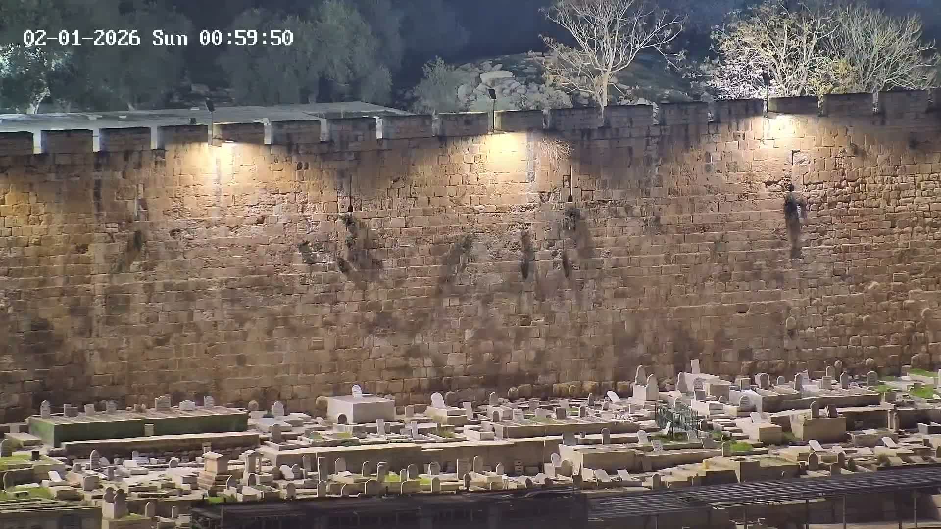 East & West Quds (East & West Jerusalem) &Temple Mount Panaroma Skyline View from Mount of Olives Live Cam - At-Tur, East Quds (East Jerusalem), Palestine