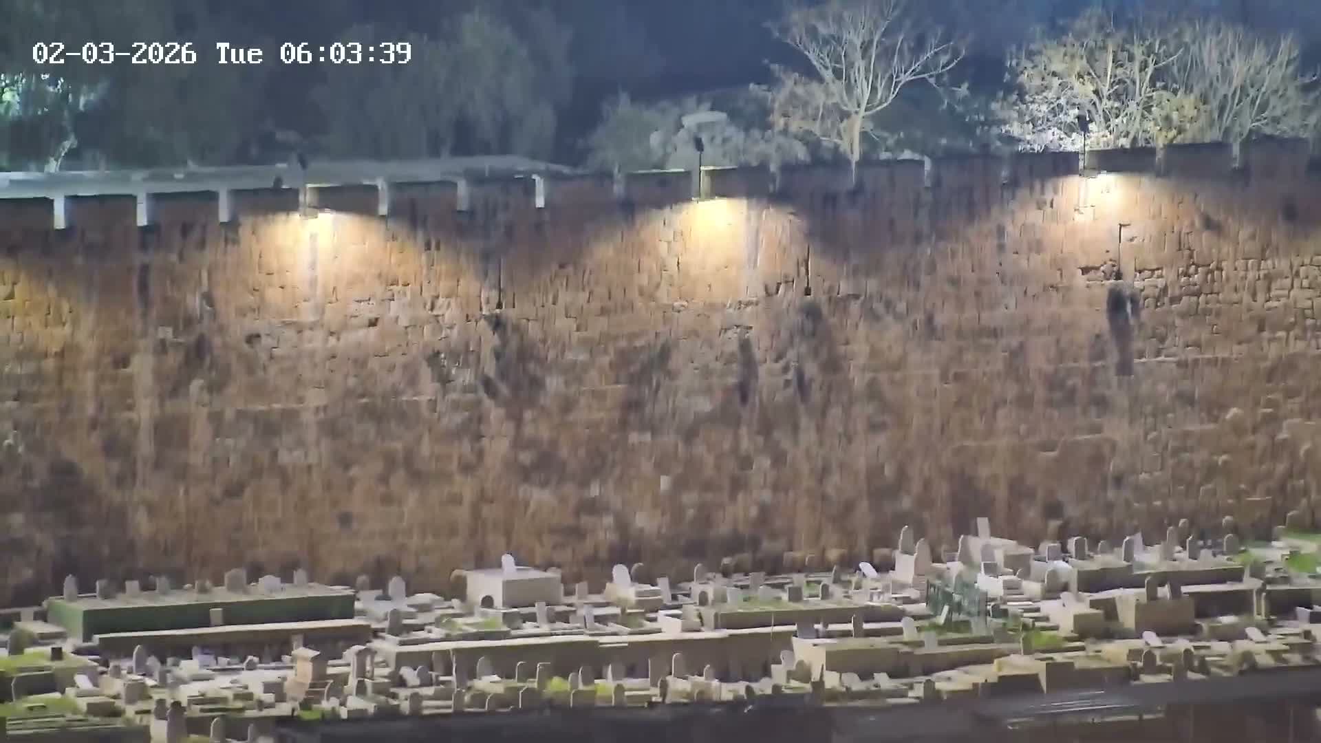 East & West Quds (East & West Jerusalem) &Temple Mount Panaroma Skyline View from Mount of Olives Live Cam - At-Tur, East Quds (East Jerusalem), Palestine