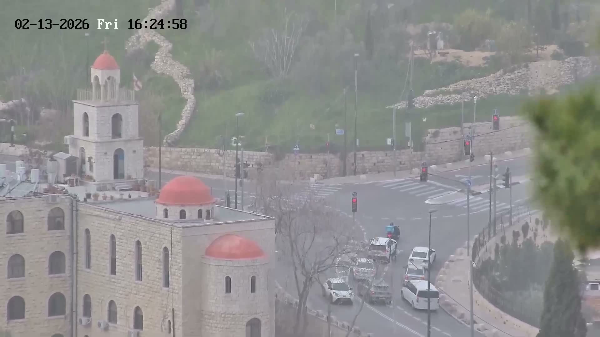 East & West Quds (East & West Jerusalem) &Temple Mount Panaroma Skyline View from Mount of Olives Live Cam - At-Tur, East Quds (East Jerusalem), Palestine