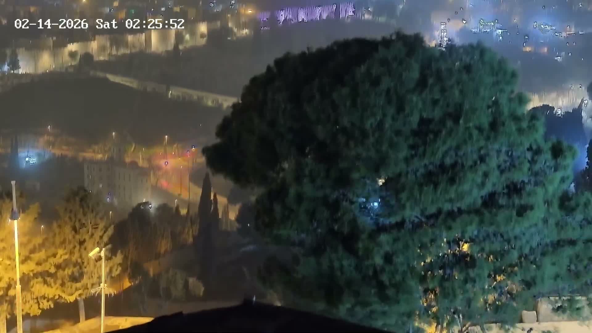 East & West Quds (East & West Jerusalem) &Temple Mount Panaroma Skyline View from Mount of Olives Live Cam - At-Tur, East Quds (East Jerusalem), Palestine
