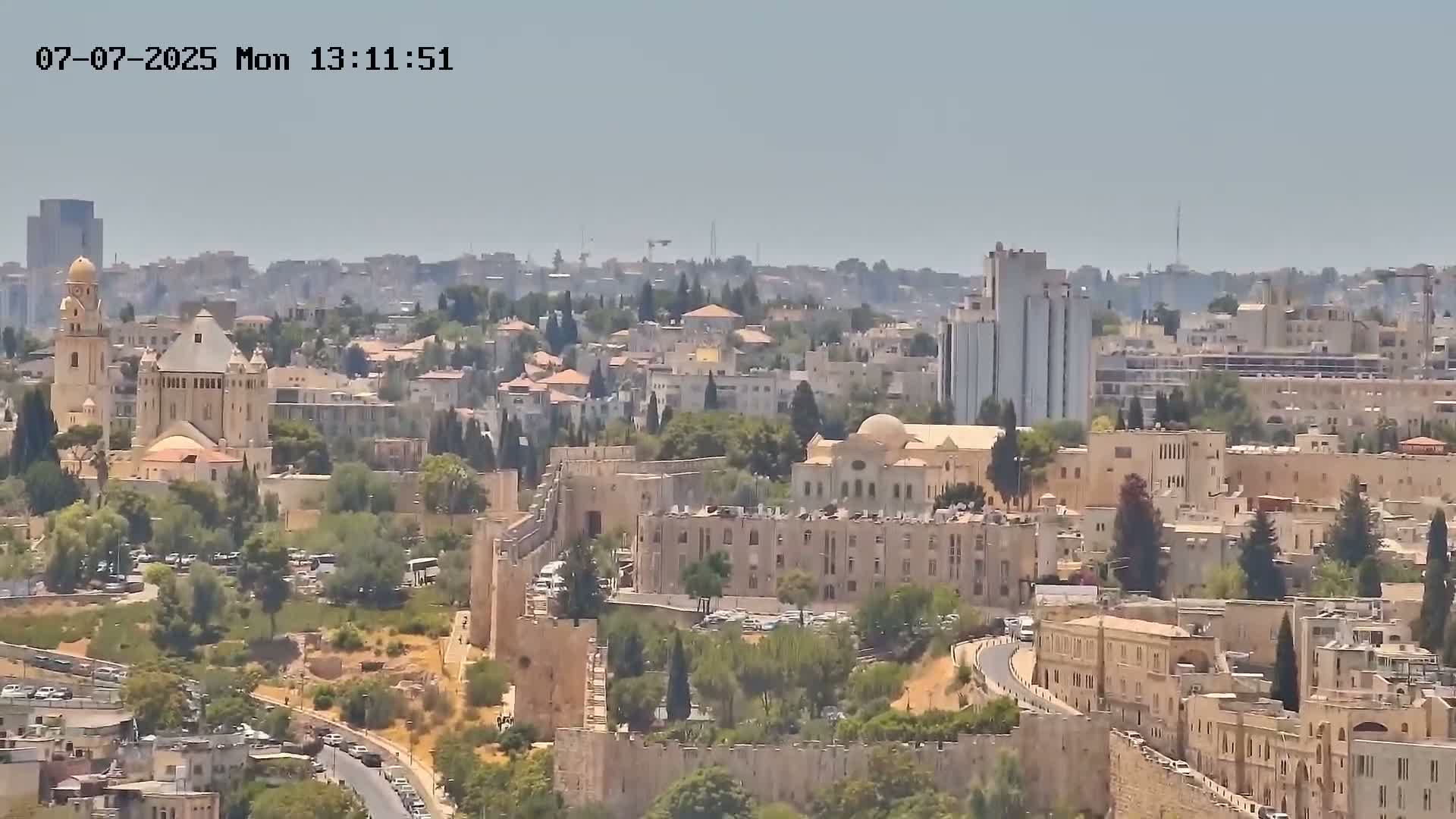 East Quds (East  Jerusalem) ElAqsa Mosque/Gethsemane/Golden Gate/Dome of Rock/Temple Mount/Pater Noster Church & Quds 360 Panaroma Skyline View  Live Cam - At-Tur, East Quds (East Jerusalem), Palestine