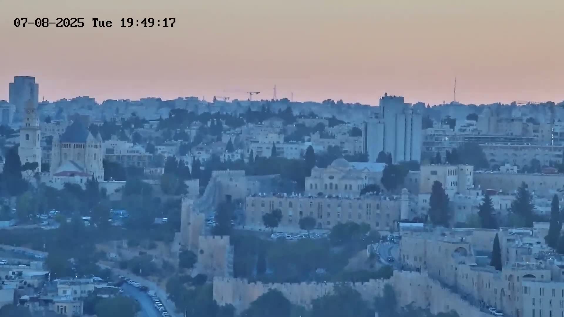 East Quds (East  Jerusalem) ElAqsa Mosque/Gethsemane/Golden Gate/Dome of Rock/Temple Mount/Pater Noster Church & Quds 360 Panaroma Skyline View  Live Cam - At-Tur, East Quds (East Jerusalem), Palestine