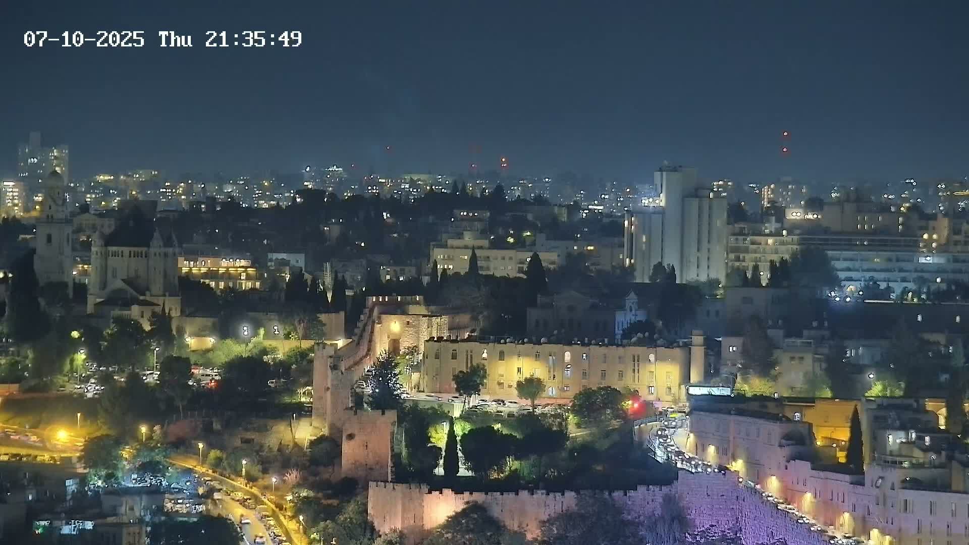 East Quds (East  Jerusalem) ElAqsa Mosque/Gethsemane/Golden Gate/Dome of Rock/Temple Mount/Pater Noster Church & Quds 360 Panaroma Skyline View  Live Cam - At-Tur, East Quds (East Jerusalem), Palestine