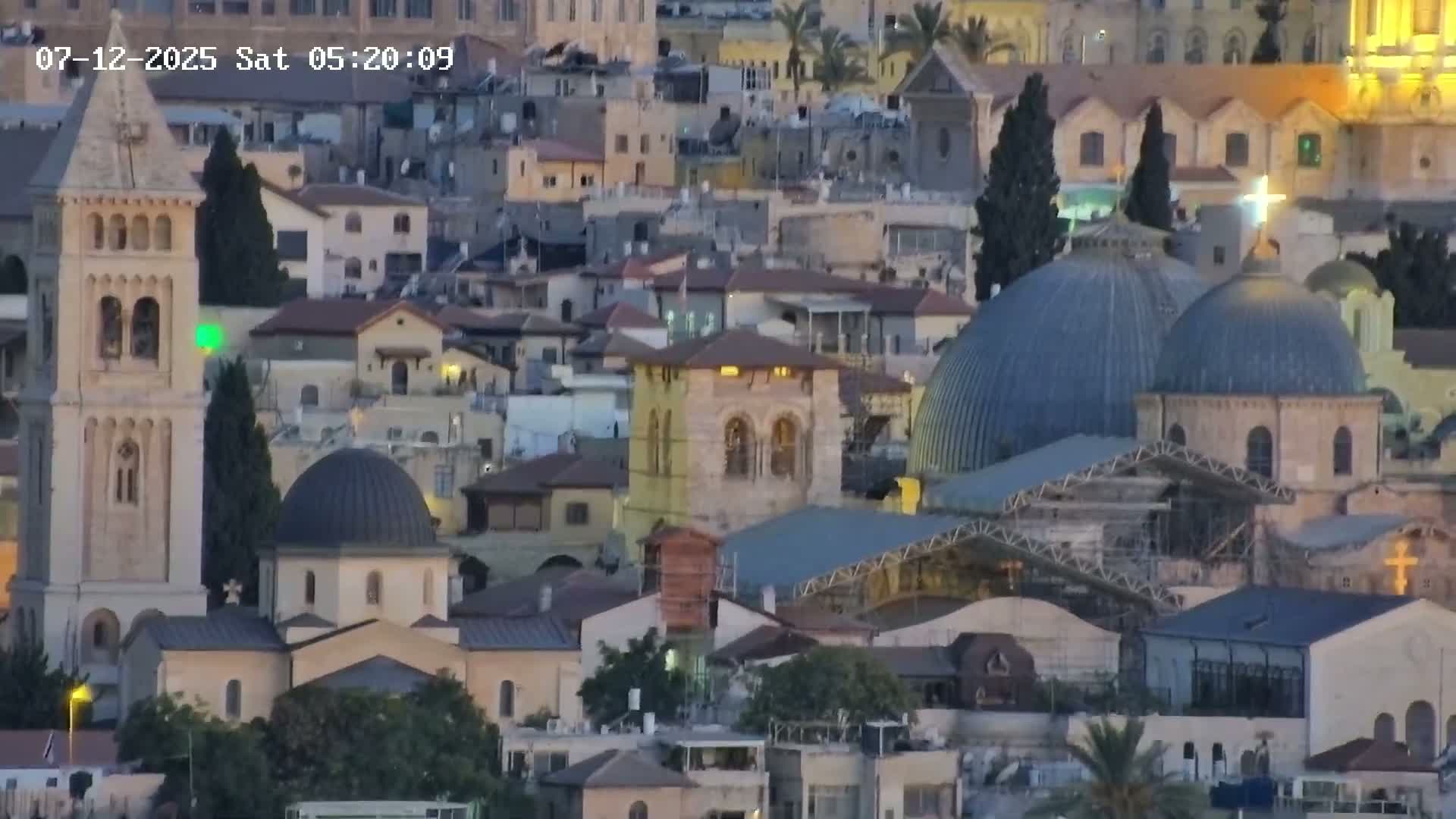 East Quds (East  Jerusalem) ElAqsa Mosque/Gethsemane/Golden Gate/Dome of Rock/Temple Mount/Pater Noster Church & Quds 360 Panaroma Skyline View  Live Cam - At-Tur, East Quds (East Jerusalem), Palestine
