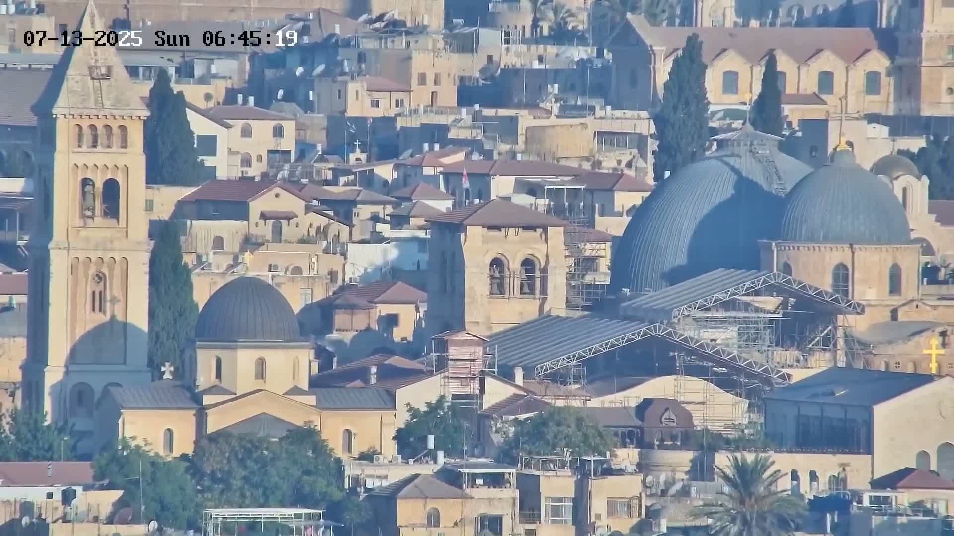East Quds (East  Jerusalem) ElAqsa Mosque/Gethsemane/Golden Gate/Dome of Rock/Temple Mount/Pater Noster Church & Quds 360 Panaroma Skyline View  Live Cam - At-Tur, East Quds (East Jerusalem), Palestine