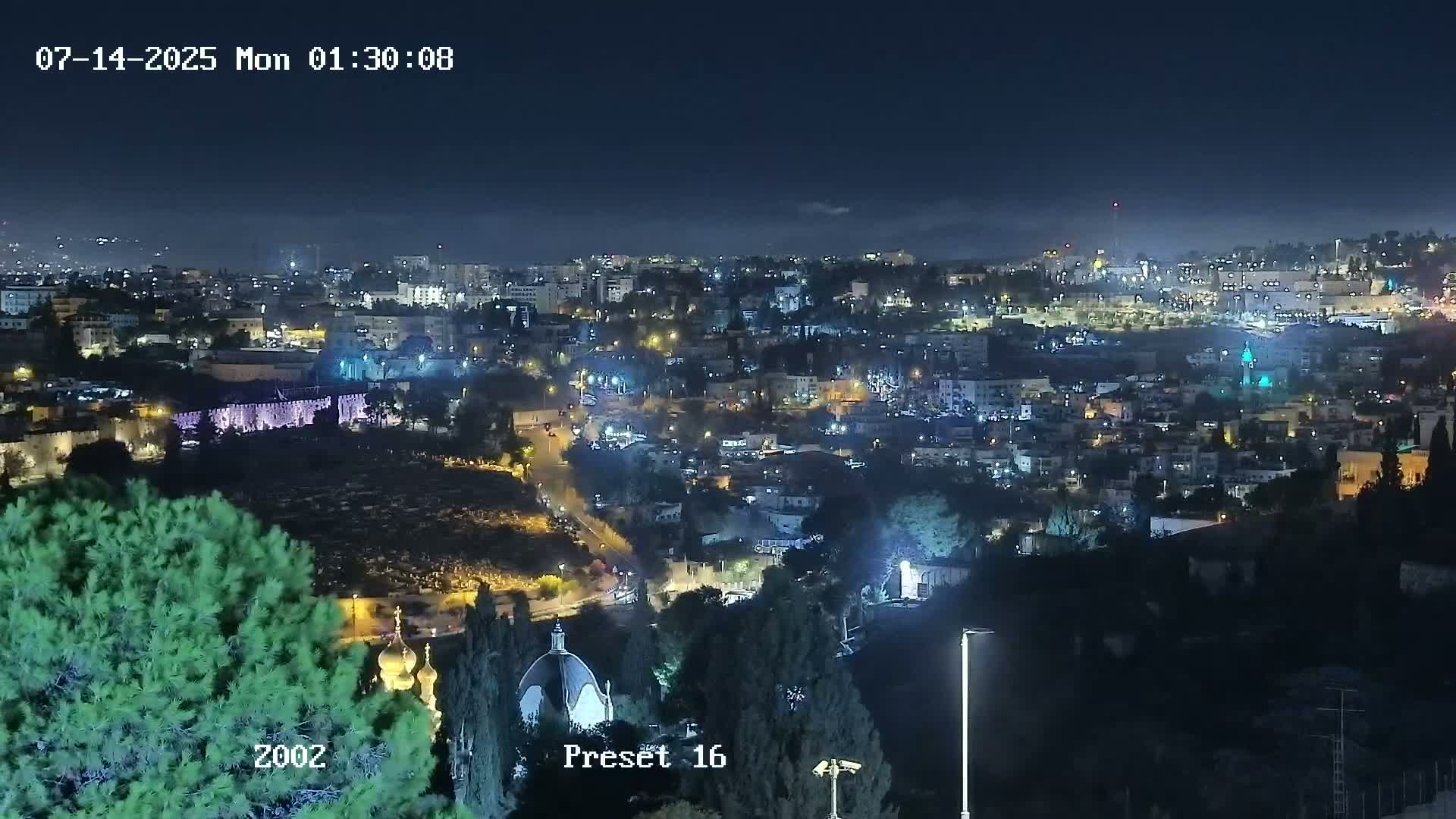 East Quds (East  Jerusalem) ElAqsa Mosque/Gethsemane/Golden Gate/Dome of Rock/Temple Mount/Pater Noster Church & Quds 360 Panaroma Skyline View  Live Cam - At-Tur, East Quds (East Jerusalem), Palestine