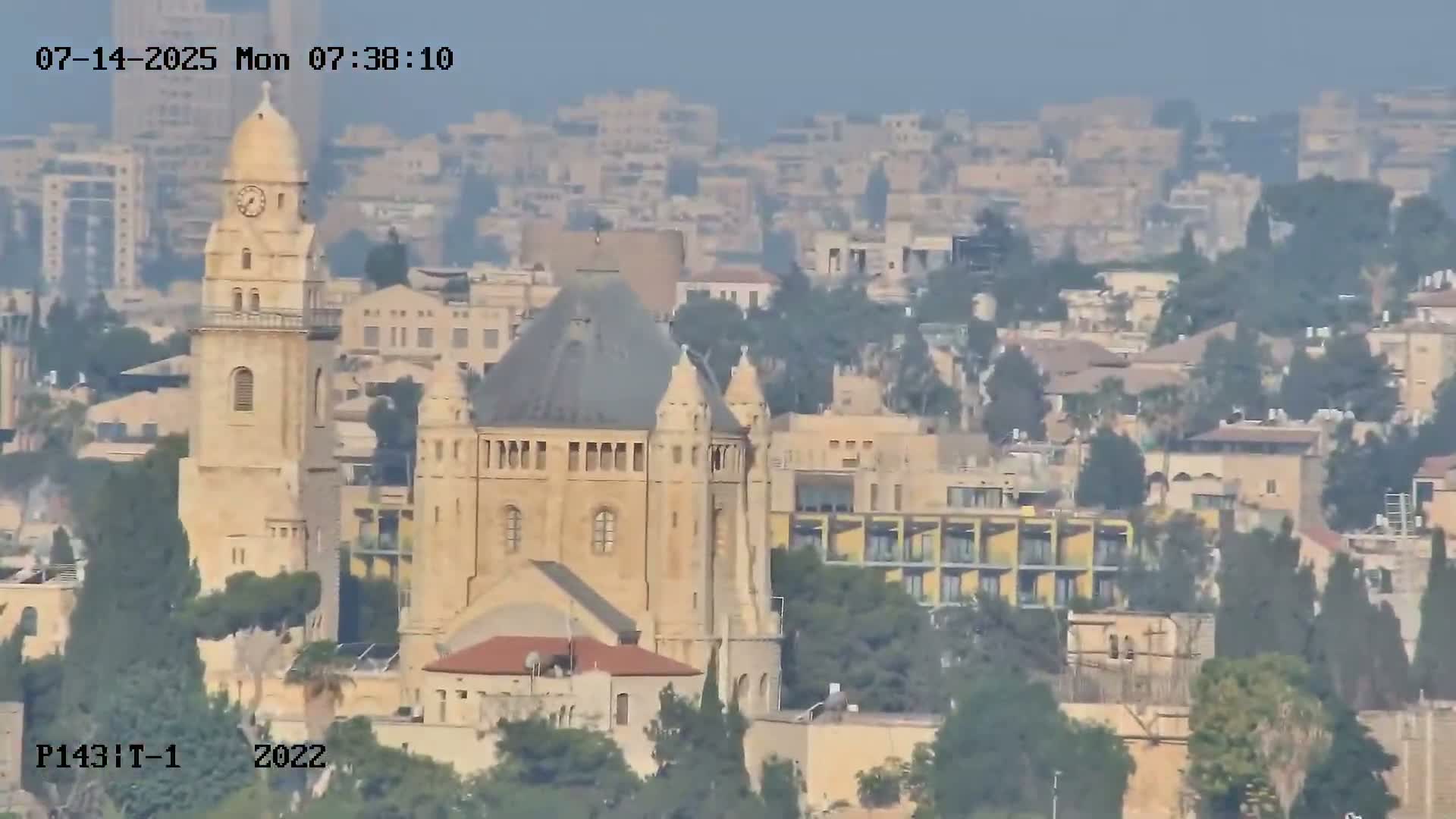East Quds (East  Jerusalem) ElAqsa Mosque/Gethsemane/Golden Gate/Dome of Rock/Temple Mount/Pater Noster Church & Quds 360 Panaroma Skyline View  Live Cam - At-Tur, East Quds (East Jerusalem), Palestine