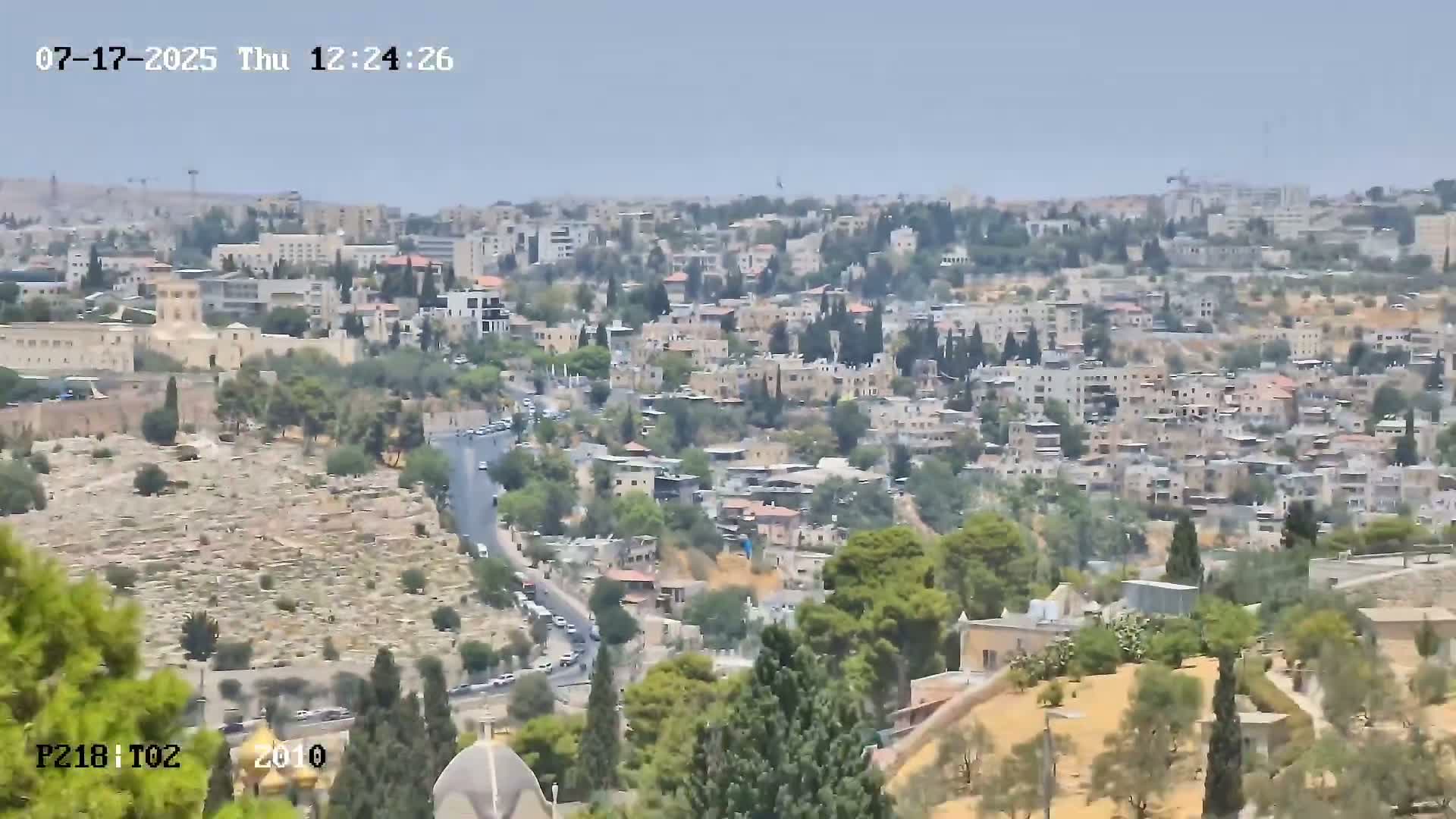 East Quds (East  Jerusalem) ElAqsa Mosque/Gethsemane/Golden Gate/Dome of Rock/Temple Mount/Pater Noster Church & Quds 360 Panaroma Skyline View  Live Cam - At-Tur, East Quds (East Jerusalem), Palestine