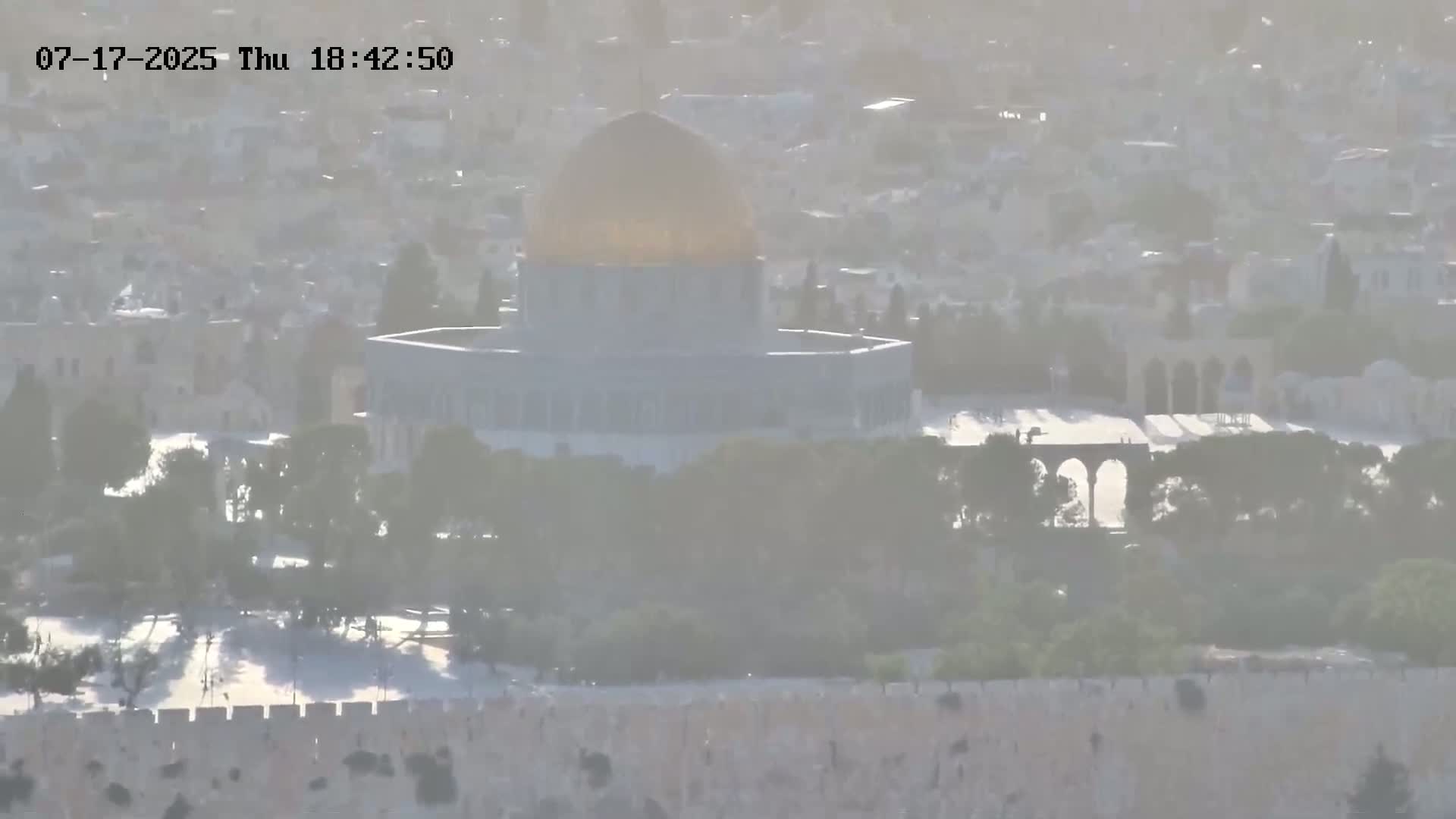 East Quds (East  Jerusalem) ElAqsa Mosque/Gethsemane/Golden Gate/Dome of Rock/Temple Mount/Pater Noster Church & Quds 360 Panaroma Skyline View  Live Cam - At-Tur, East Quds (East Jerusalem), Palestine