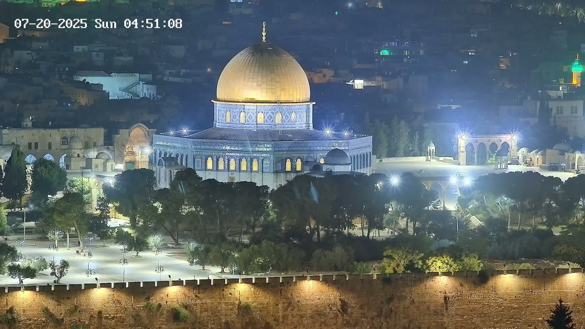 East Quds (East  Jerusalem) ElAqsa Mosque/Gethsemane/Golden Gate/Dome of Rock/Temple Mount/Pater Noster Church & Quds 360 Panaroma Skyline View  Live Cam - At-Tur, East Quds (East Jerusalem), Palestine