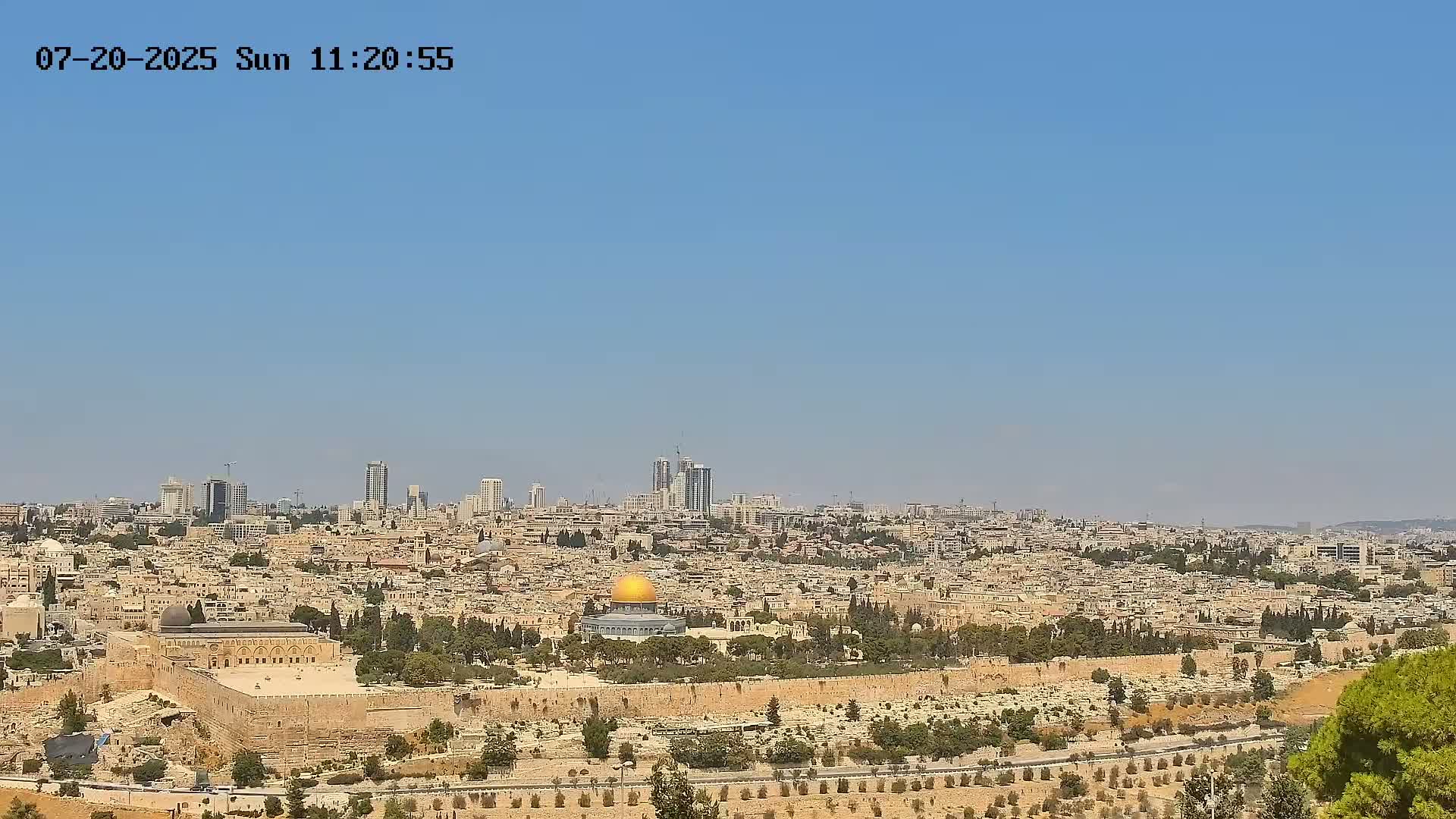 East Quds (East  Jerusalem) ElAqsa Mosque/Gethsemane/Golden Gate/Dome of Rock/Temple Mount/Pater Noster Church & Quds 360 Panaroma Skyline View  Live Cam - At-Tur, East Quds (East Jerusalem), Palestine