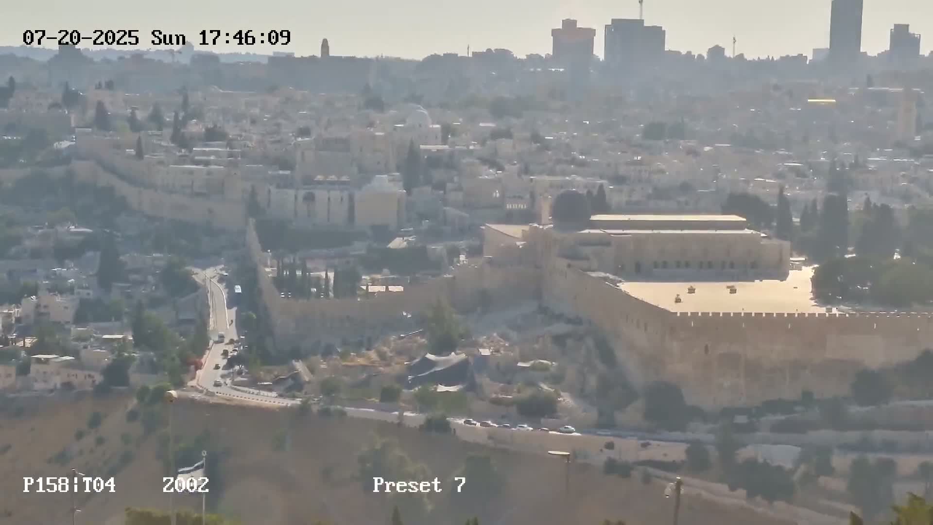 East Quds (East  Jerusalem) ElAqsa Mosque/Gethsemane/Golden Gate/Dome of Rock/Temple Mount/Pater Noster Church & Quds 360 Panaroma Skyline View  Live Cam - At-Tur, East Quds (East Jerusalem), Palestine