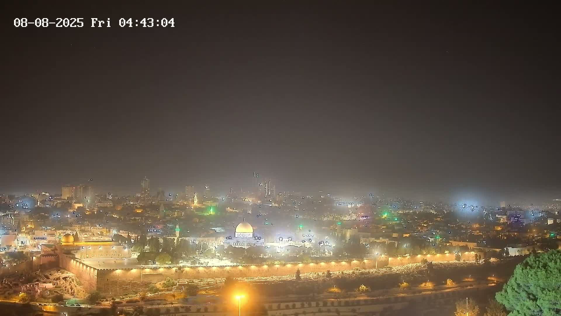 East Quds (East  Jerusalem) ElAqsa Mosque/Gethsemane/Golden Gate/Dome of Rock/Temple Mount/Pater Noster Church & Quds 360 Panaroma Skyline View  Live Cam - At-Tur, East Quds (East Jerusalem), Palestine