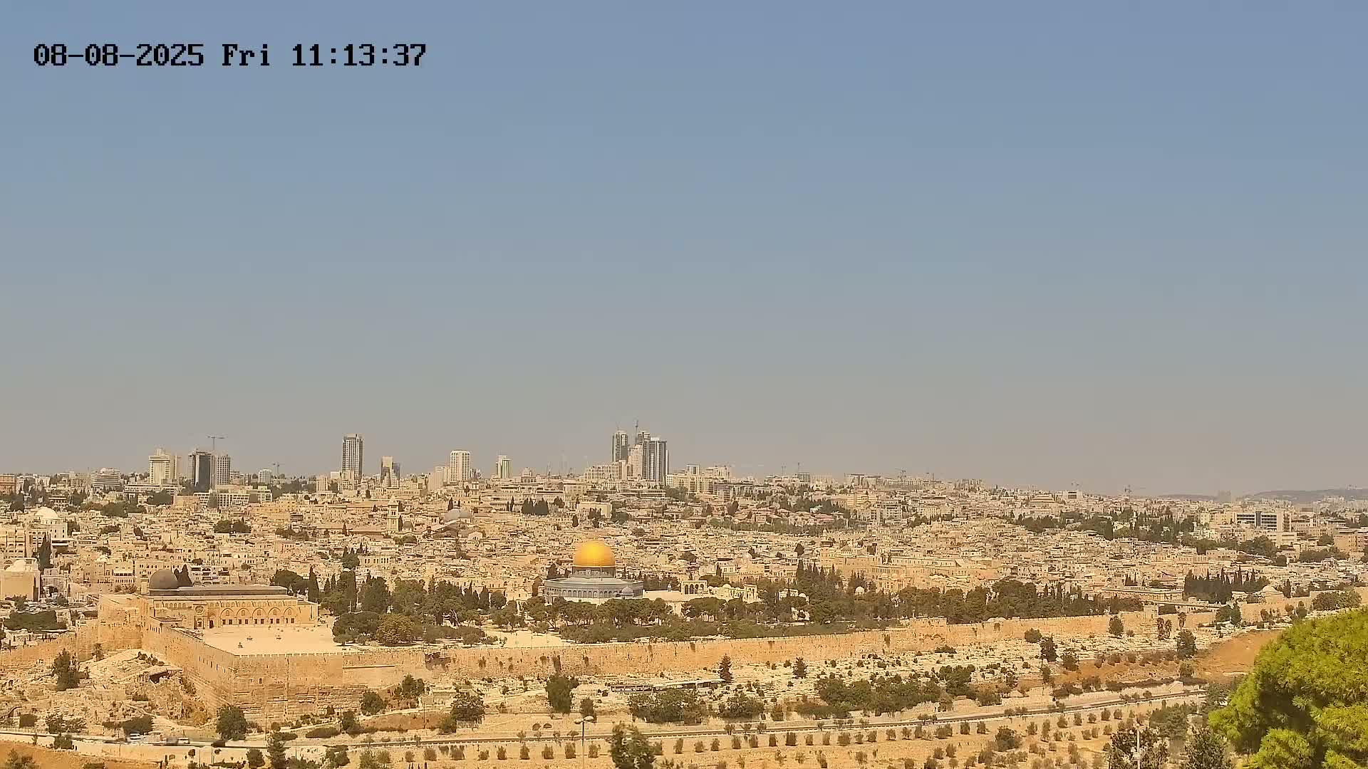 East Quds (East  Jerusalem) ElAqsa Mosque/Gethsemane/Golden Gate/Dome of Rock/Temple Mount/Pater Noster Church & Quds 360 Panaroma Skyline View  Live Cam - At-Tur, East Quds (East Jerusalem), Palestine