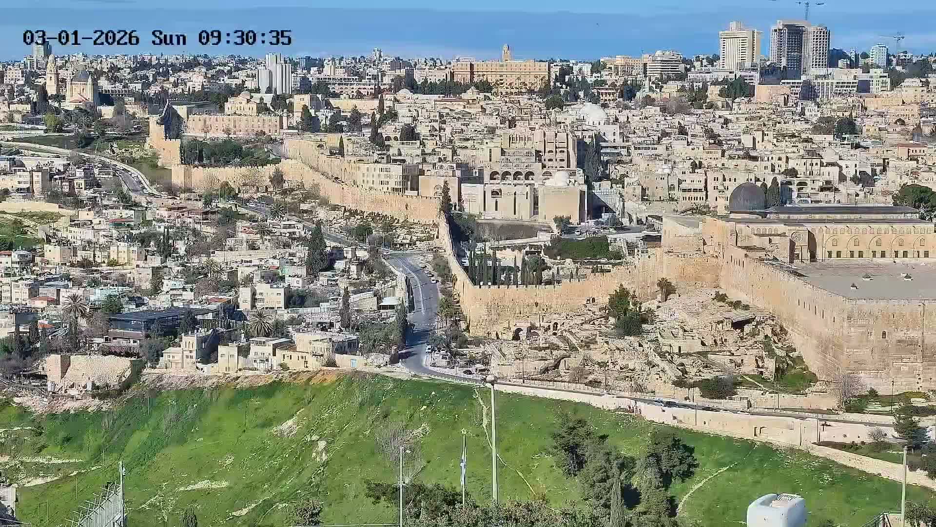 East Quds (East  Jerusalem) ElAqsa Mosque/Gethsemane/Golden Gate/Dome of Rock/Temple Mount/Pater Noster Church & Quds 360 Panaroma Skyline View  Live Cam - At-Tur, East Quds (East Jerusalem), Palestine
