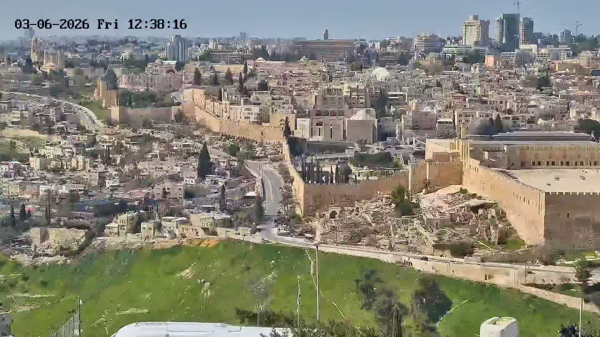 East Quds (East  Jerusalem) ElAqsa Mosque/Gethsemane/Golden Gate/Dome of Rock/Temple Mount/Pater Noster Church & Quds 360 Panaroma Skyline View  Live Cam - At-Tur, East Quds (East Jerusalem), Palestine