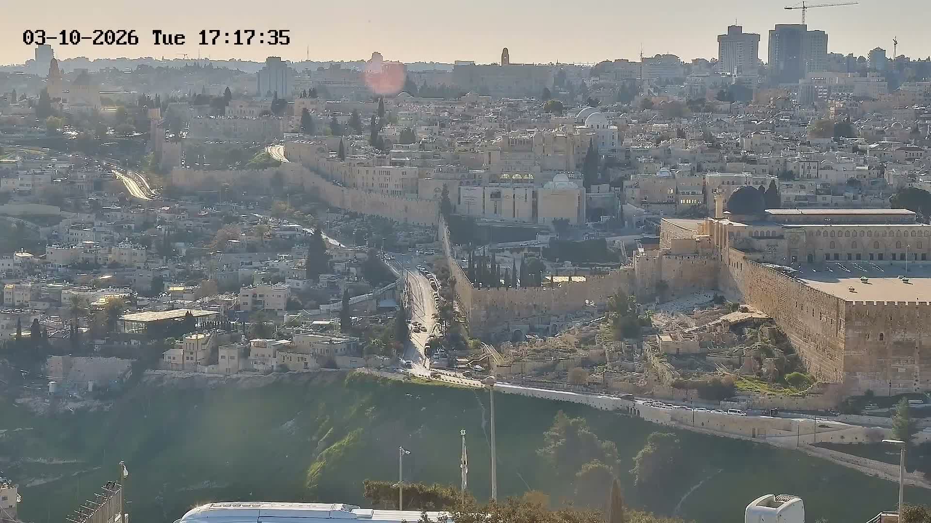 East Quds (East  Jerusalem) ElAqsa Mosque/Gethsemane/Golden Gate/Dome of Rock/Temple Mount/Pater Noster Church & Quds 360 Panaroma Skyline View  Live Cam - At-Tur, East Quds (East Jerusalem), Palestine