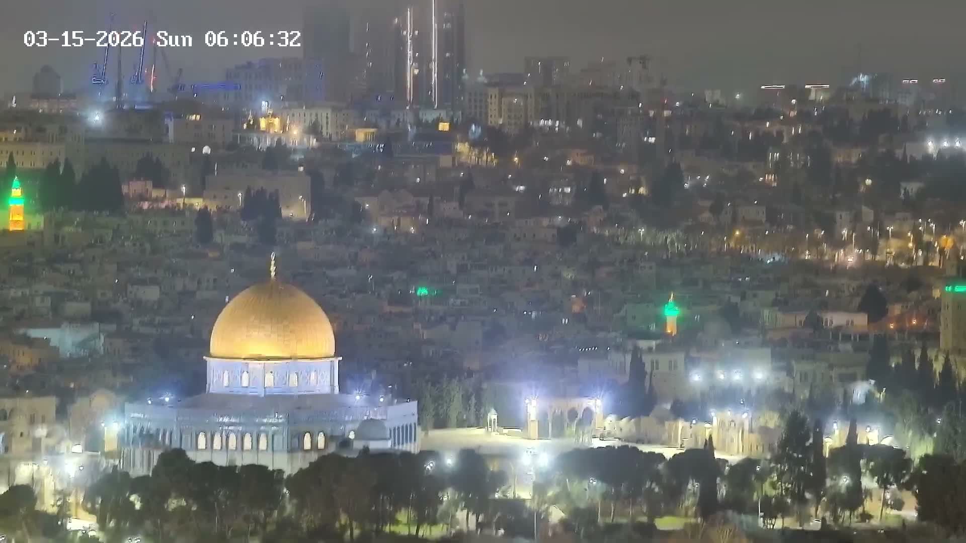East Quds (East  Jerusalem) ElAqsa Mosque/Gethsemane/Golden Gate/Dome of Rock/Temple Mount/Pater Noster Church & Quds 360 Panaroma Skyline View  Live Cam - At-Tur, East Quds (East Jerusalem), Palestine